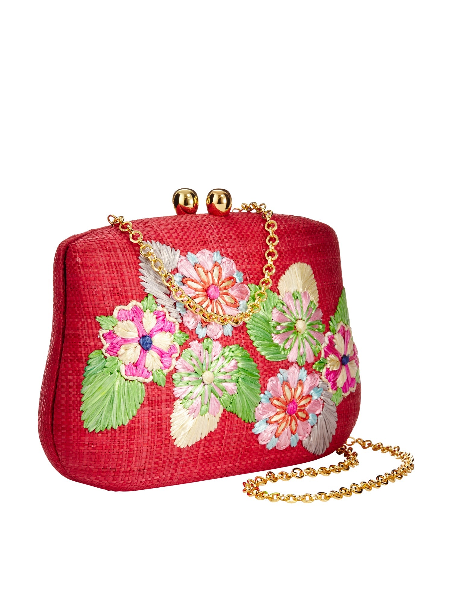 Blair Woven Straw Handbag