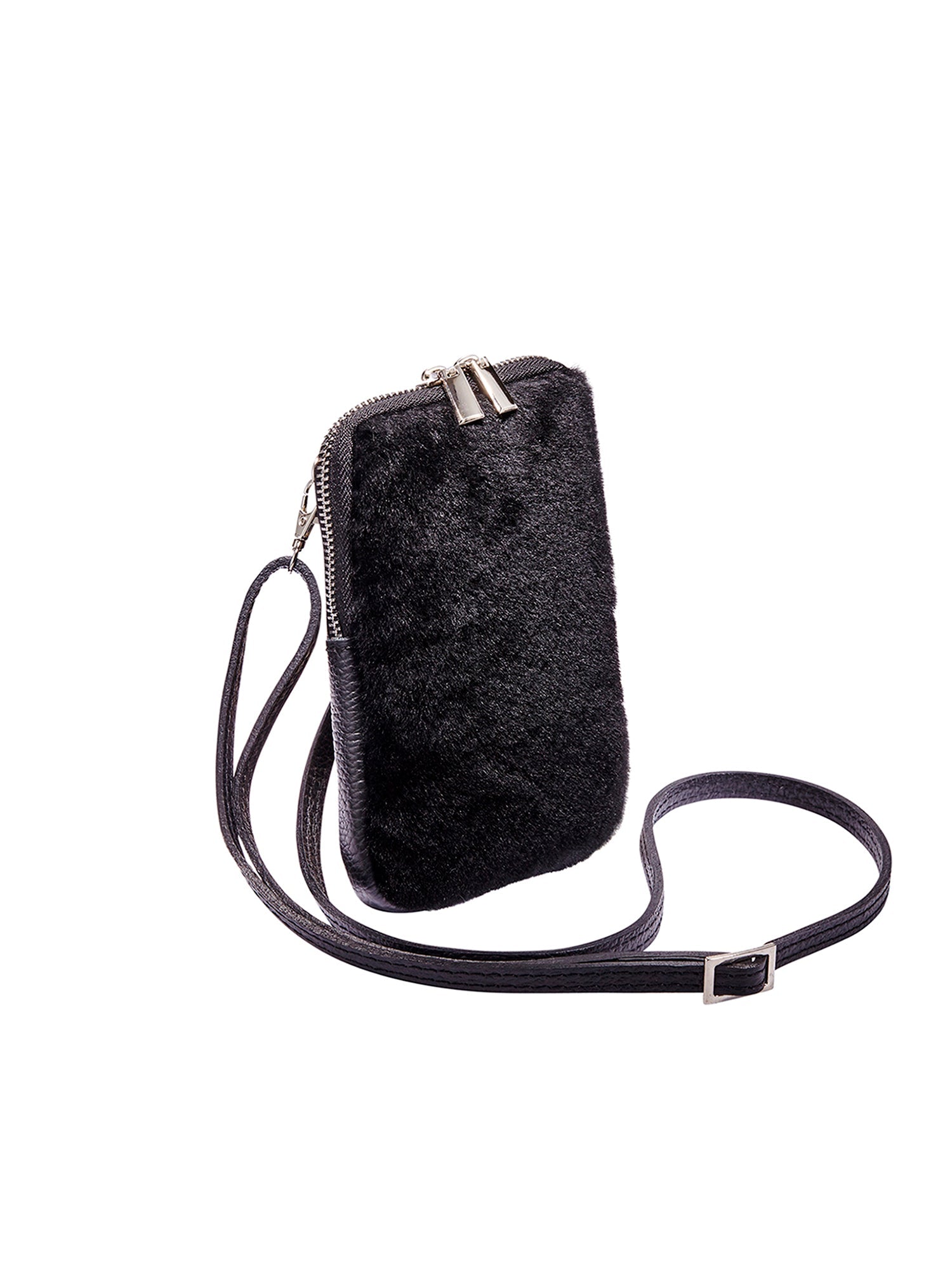Shearling Cellphone Bag