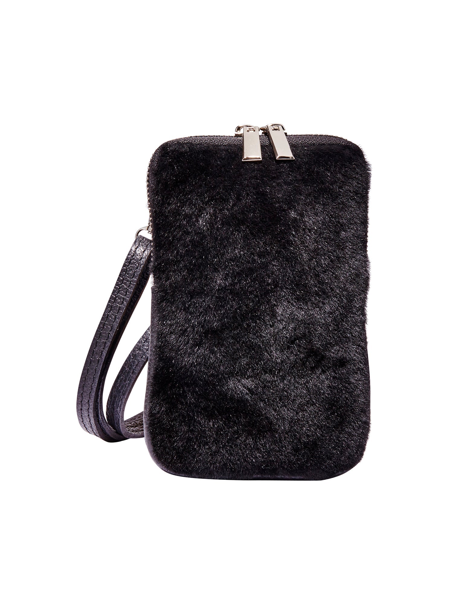 Shearling Cellphone Bag