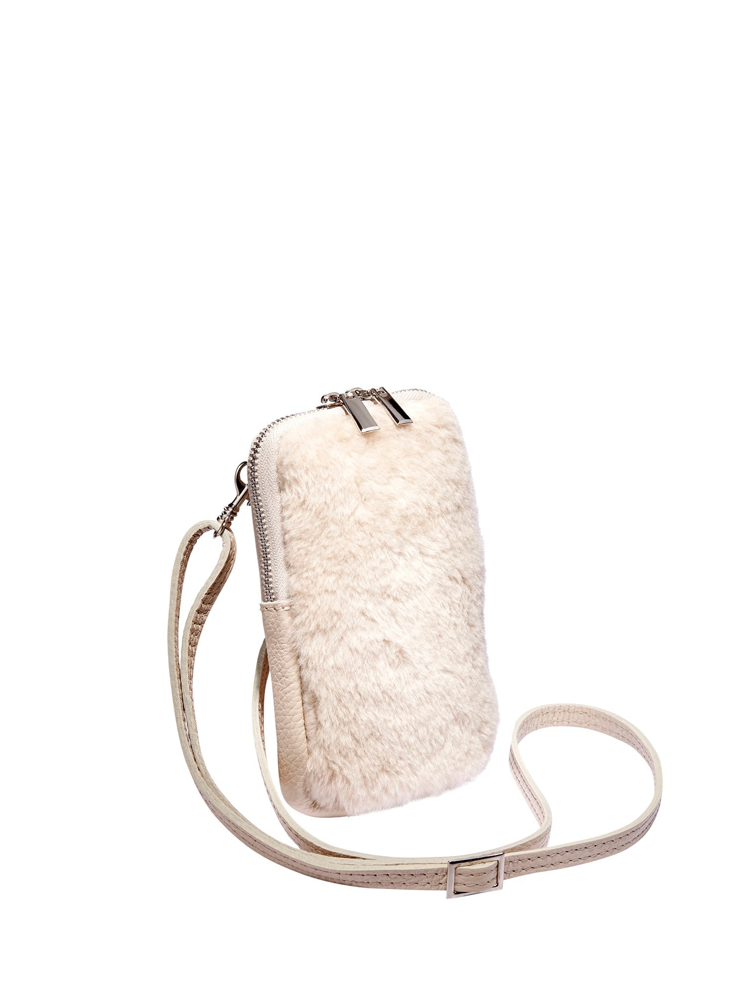 Shearling Cellphone Bag