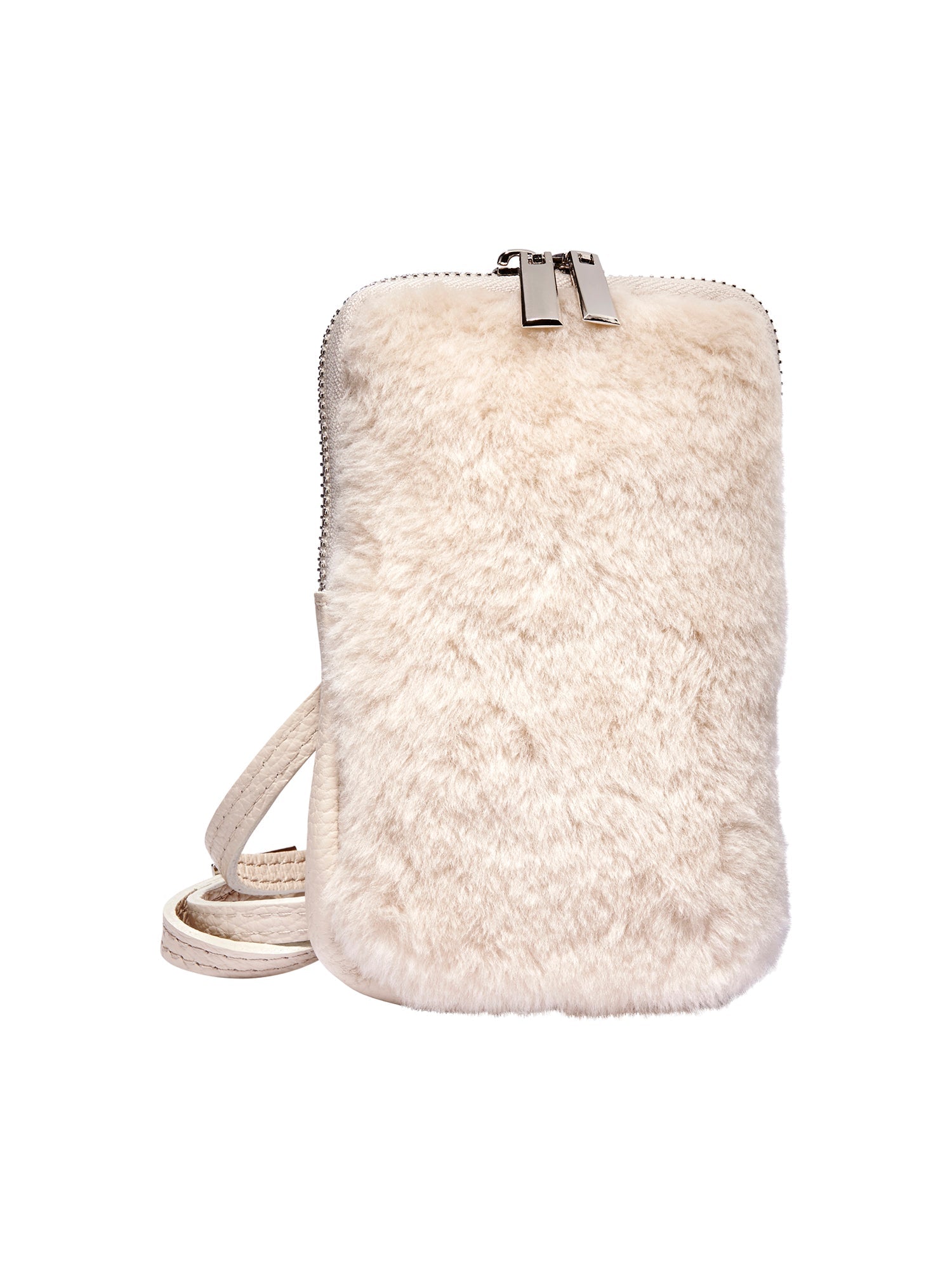 Shearling Cellphone Bag