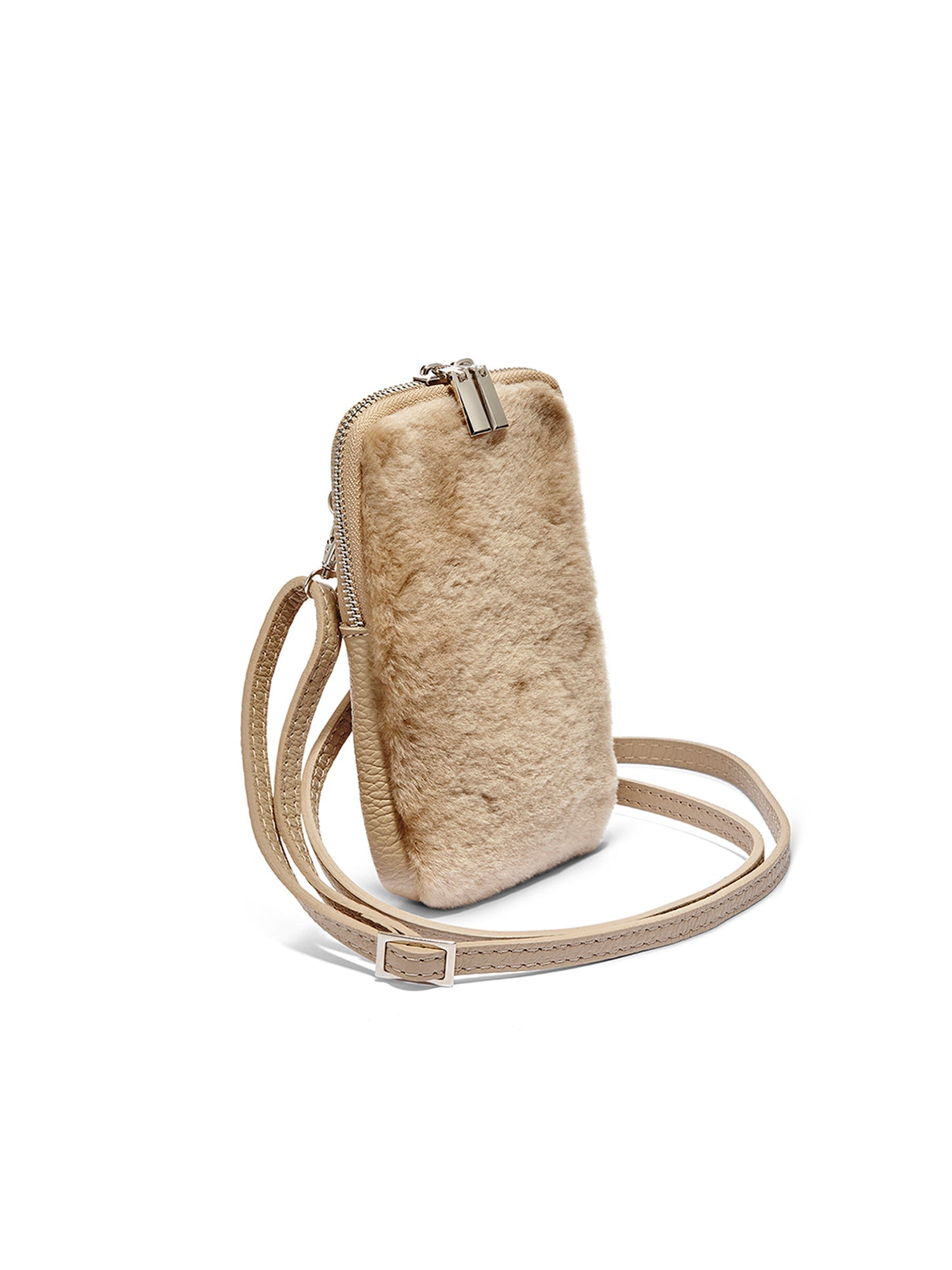 Shearling Cellphone Bag