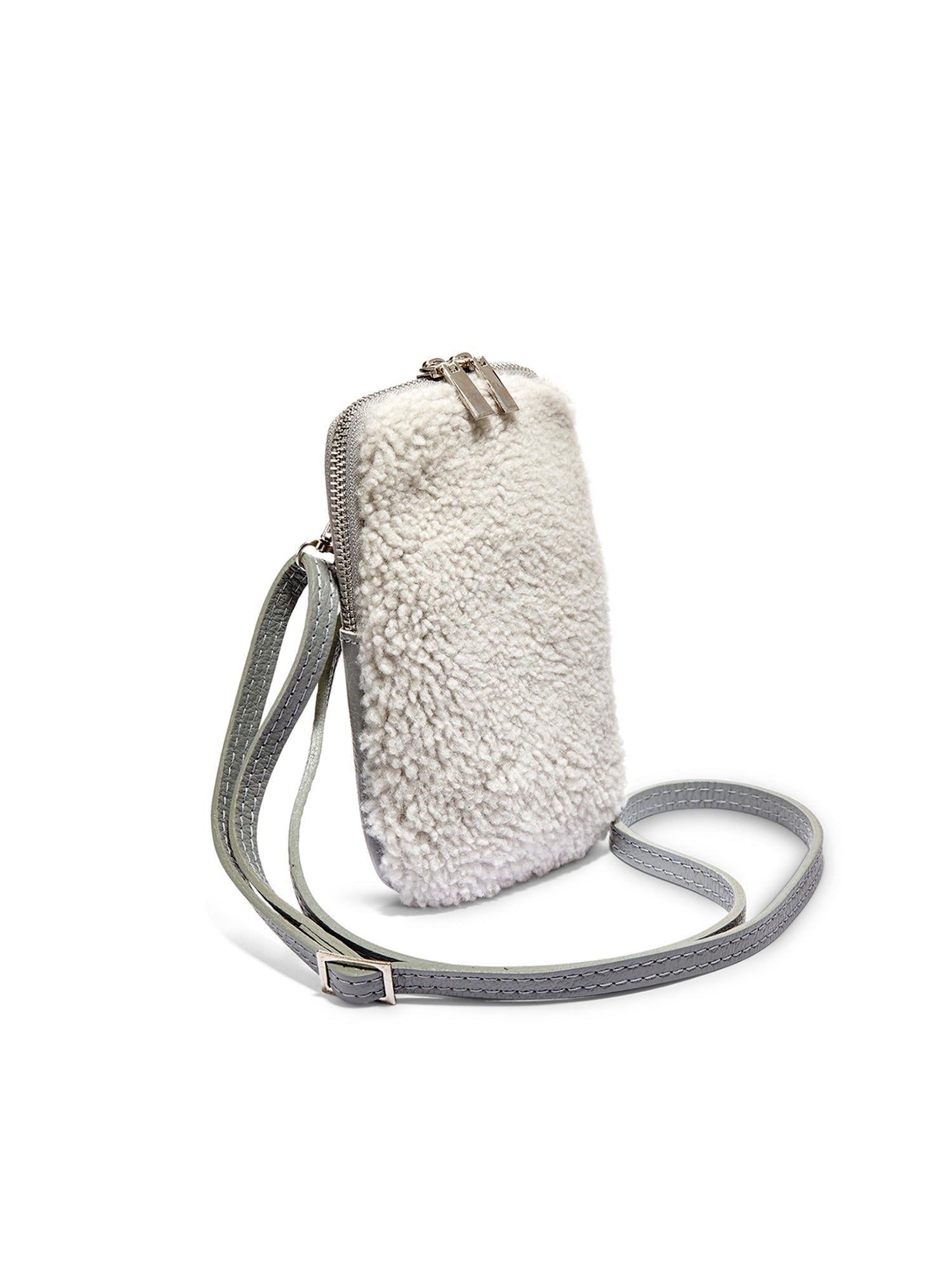 Shearling Cellphone Bag