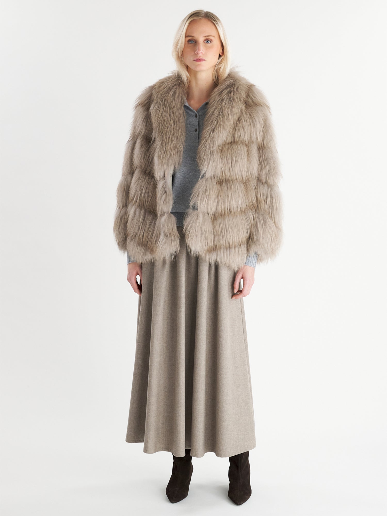 Simona Fox Fur Coat