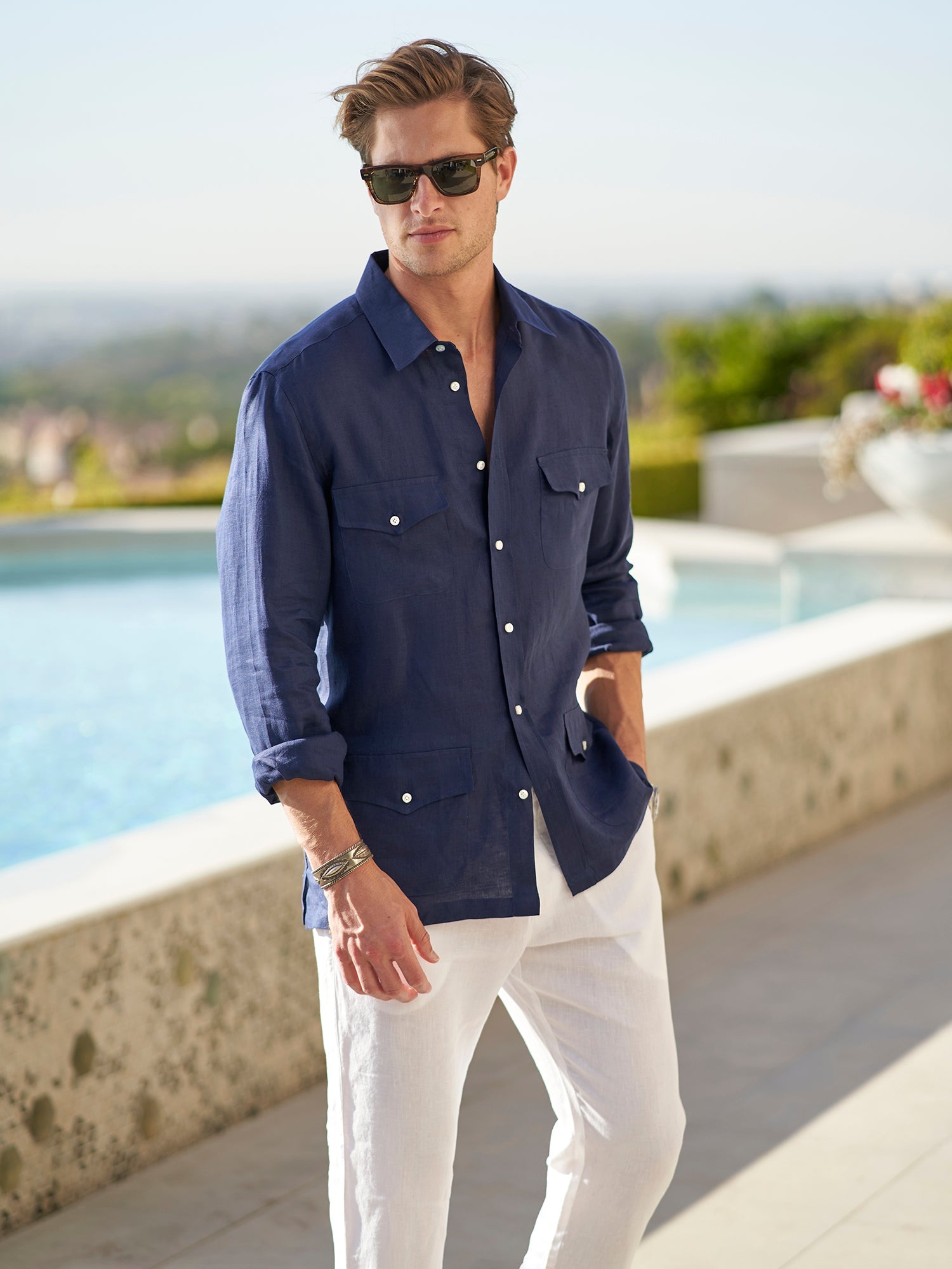 Linen Safari Shirt