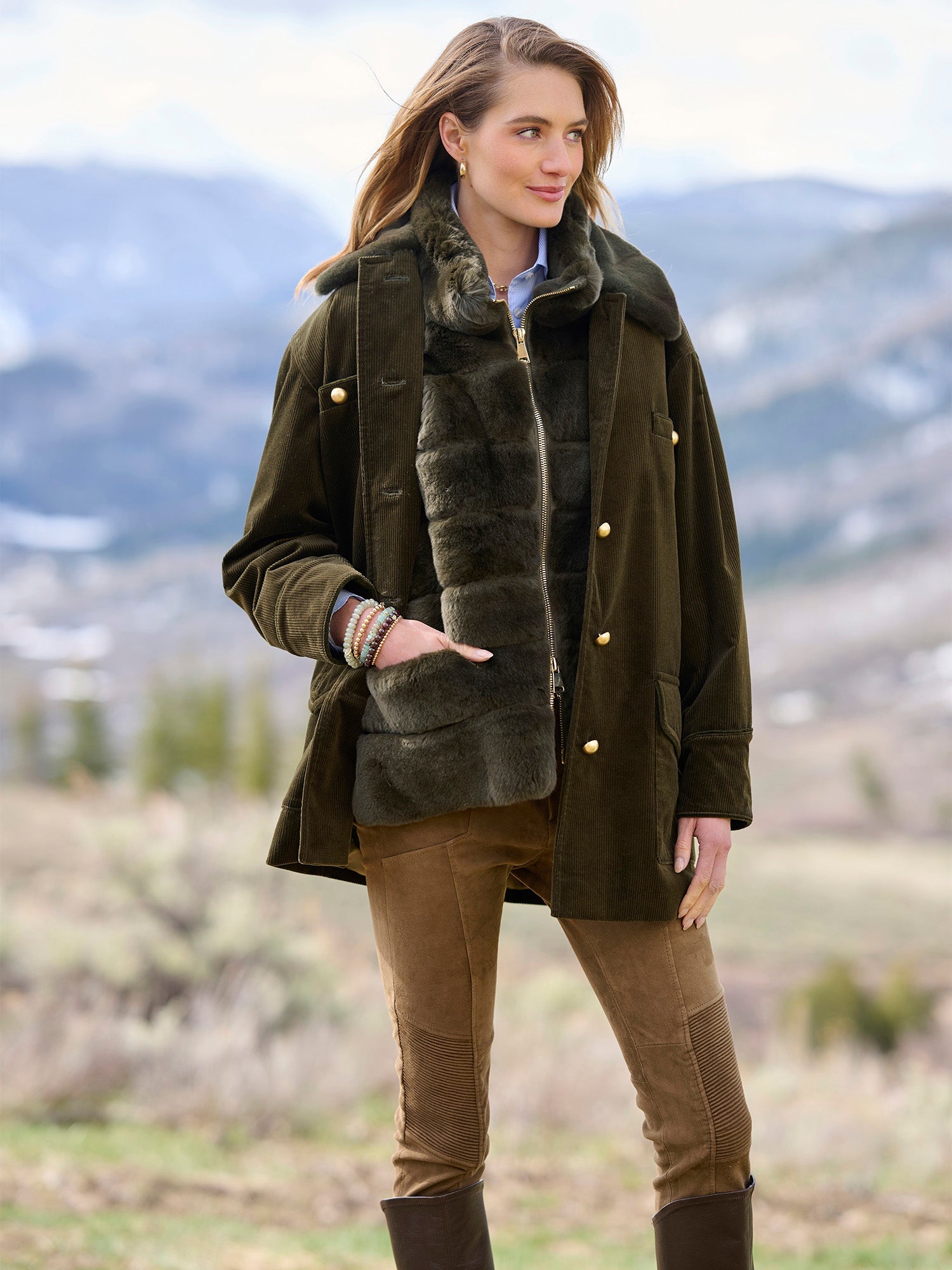 Sarah Rex Fur Vest
