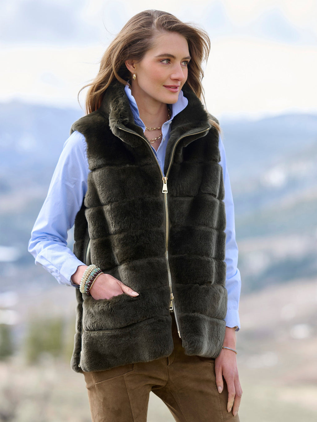 Sarah Rex Fur Vest
