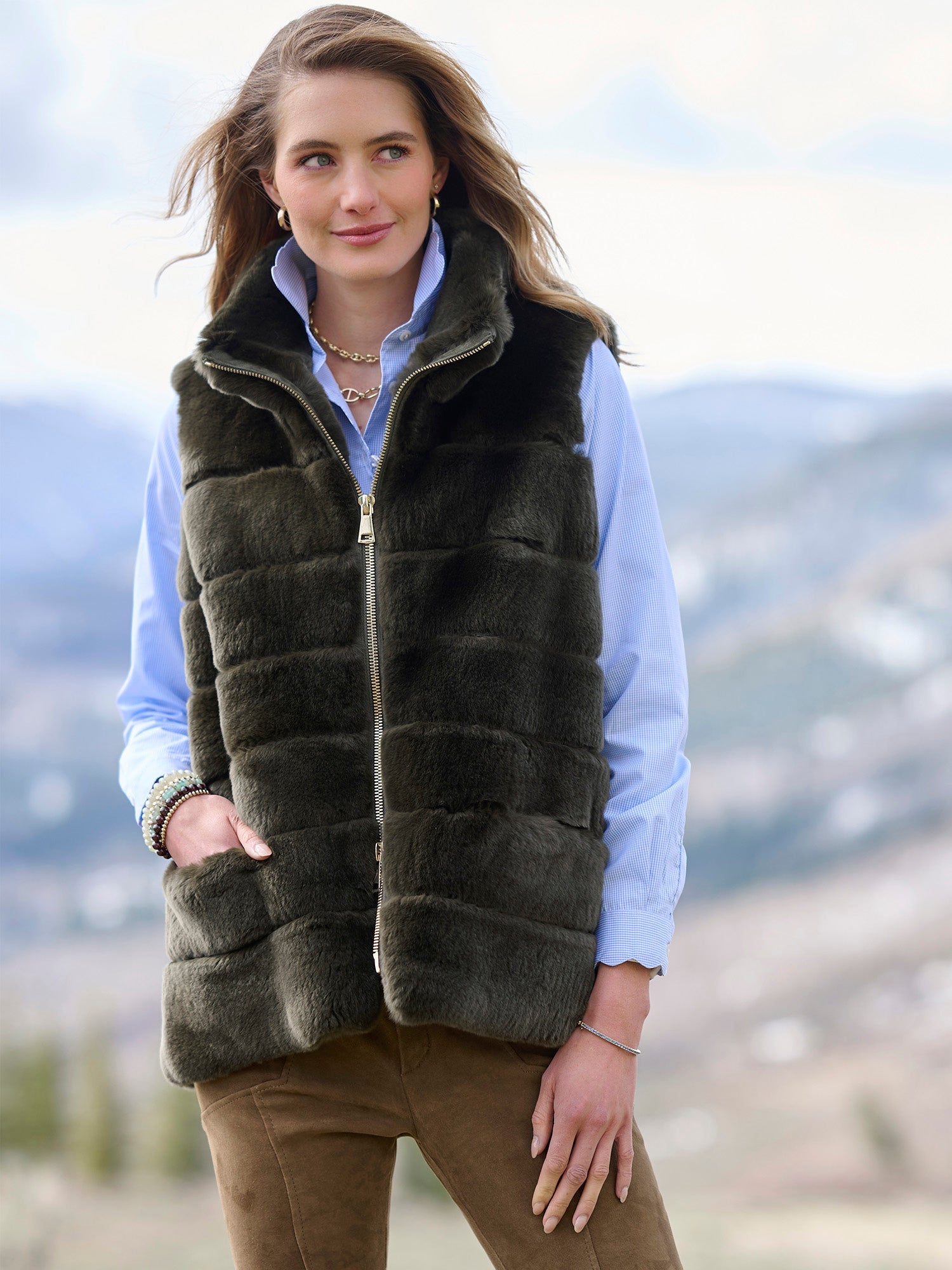 Sarah Rex Fur Vest