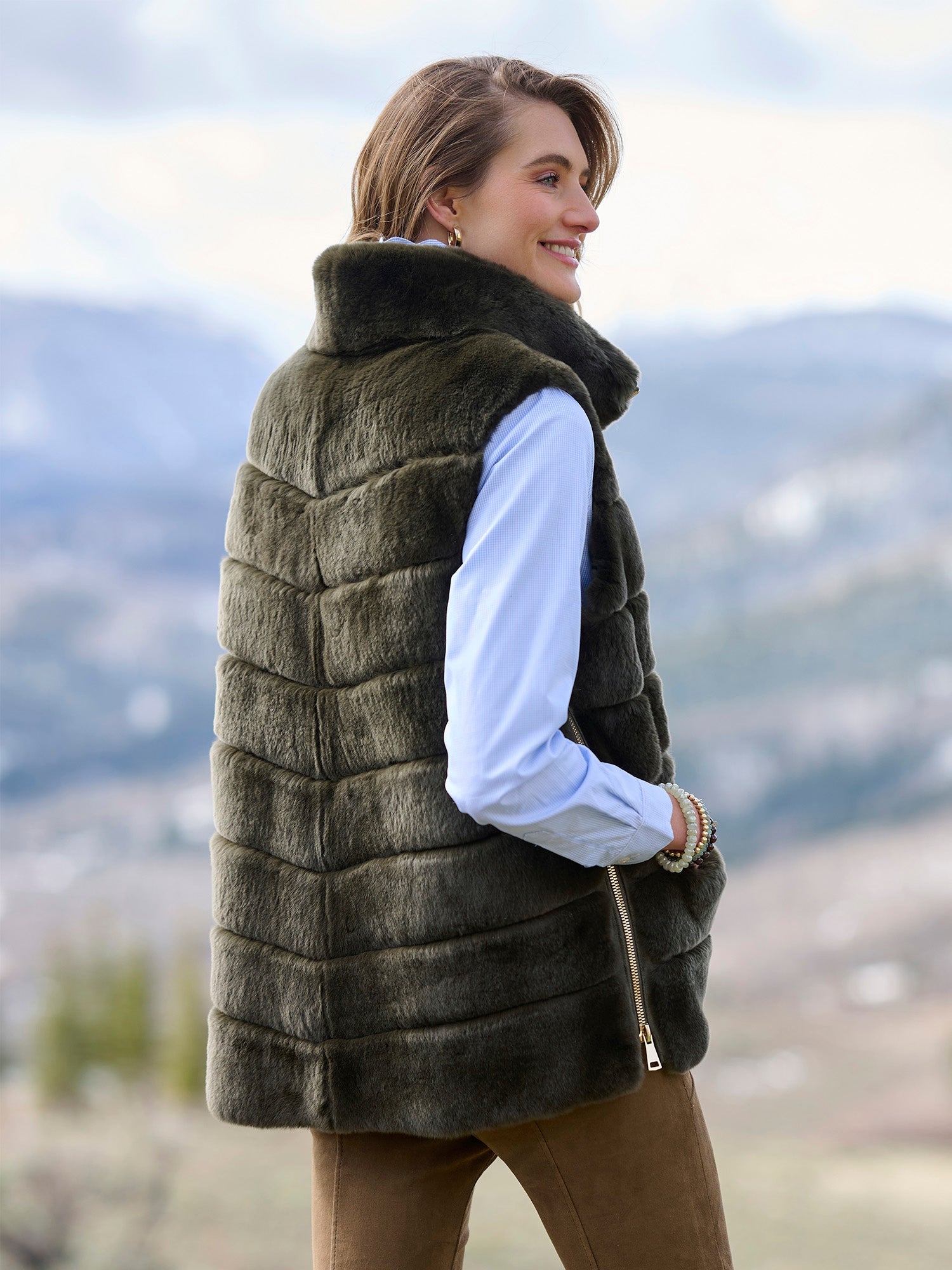 Sarah Rex Fur Vest