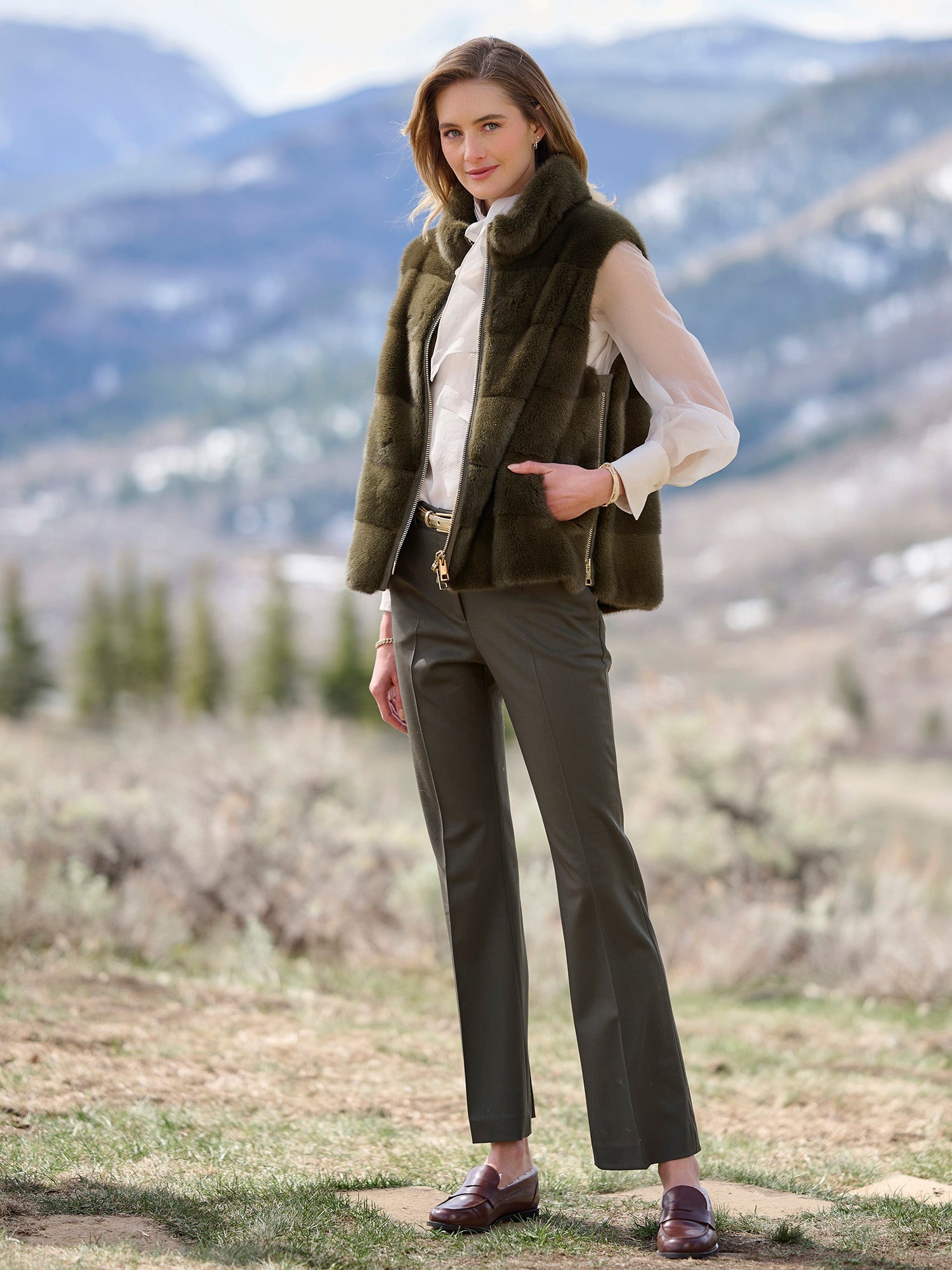 Nellie Wool Stretch Pant