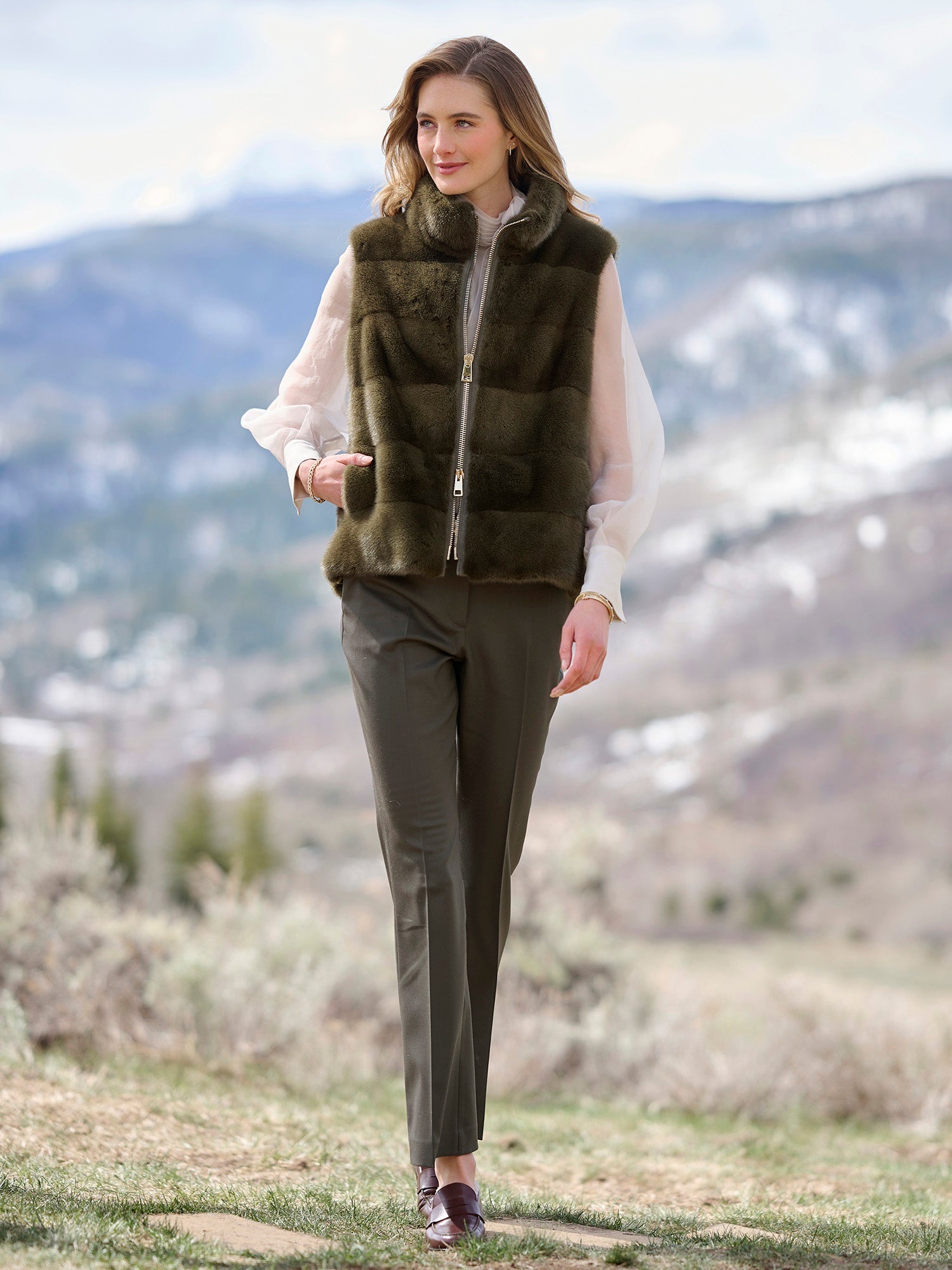 Nellie Wool Stretch Pant