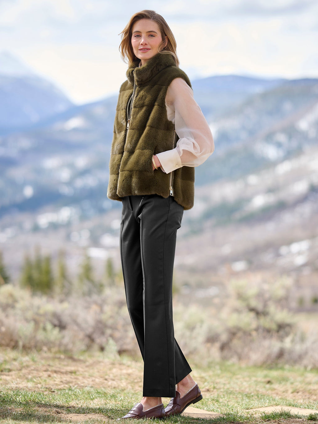 Nellie Wool Stretch Pant