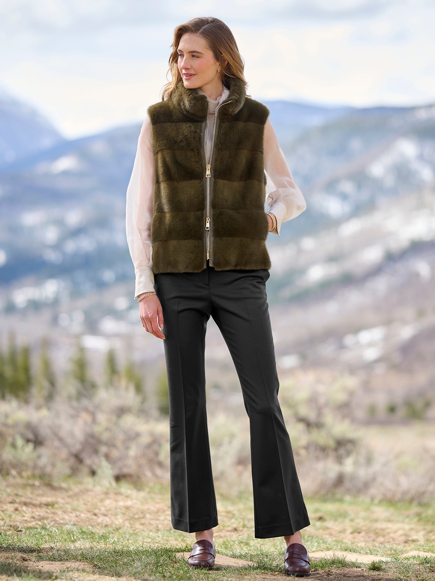 Nellie Wool Stretch Pant