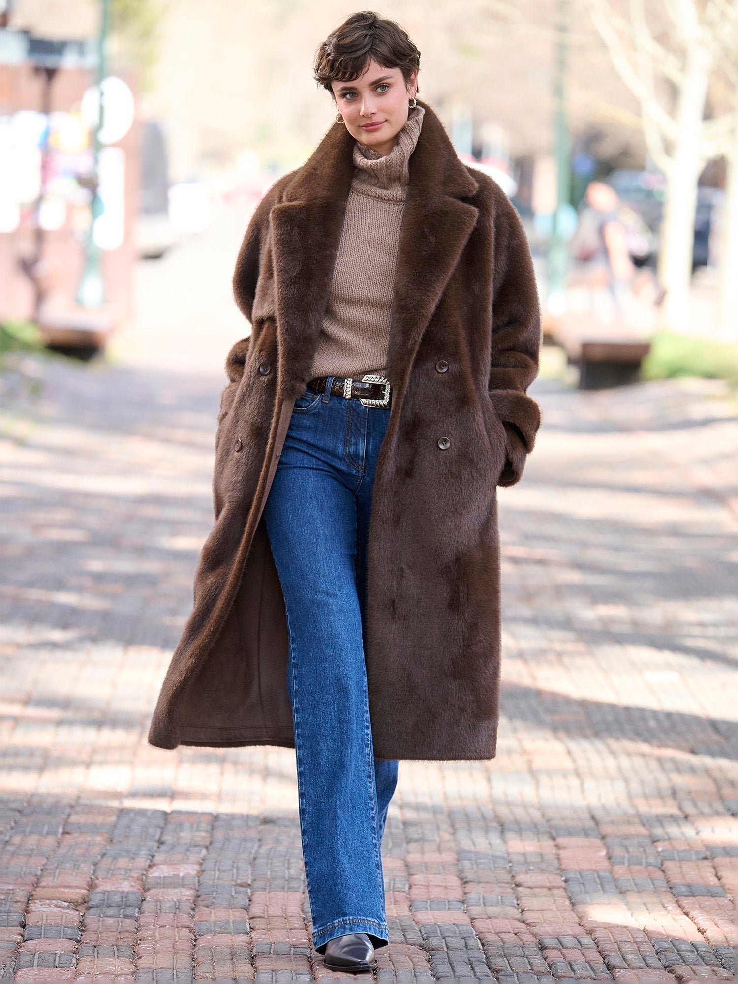 Ardelis Long Faux Fur Coat