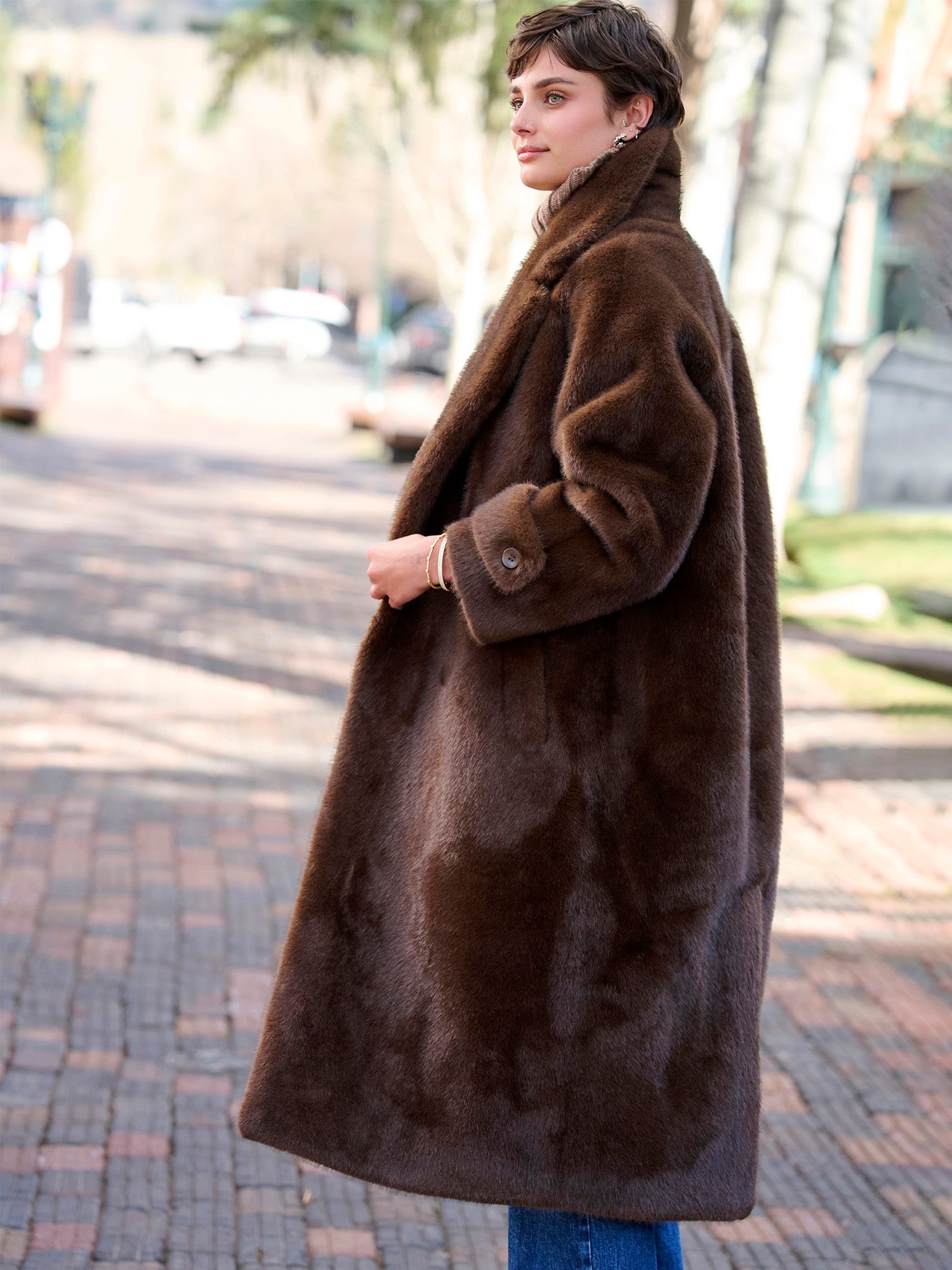 Ardelis Long Faux Fur Coat