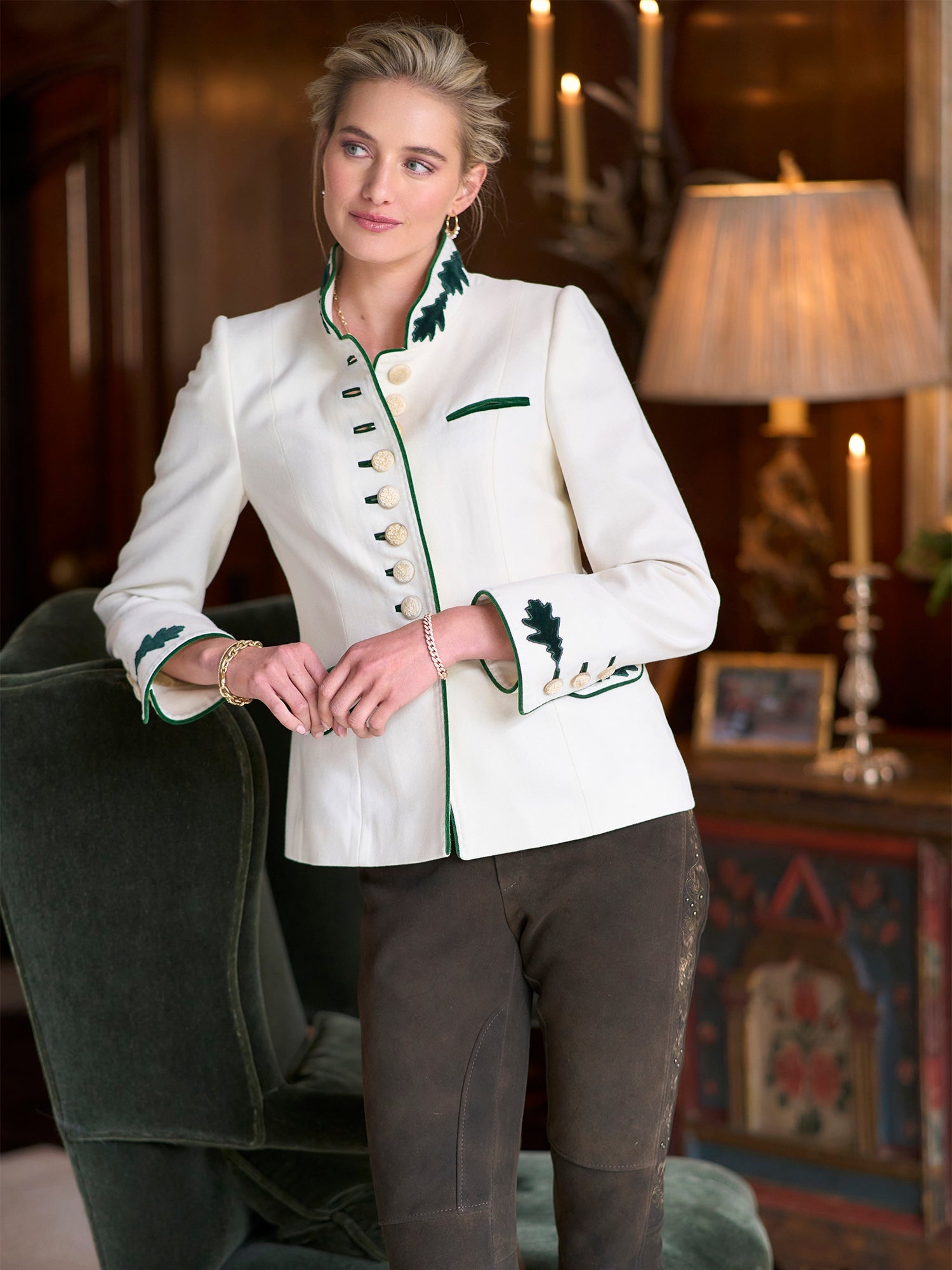 Sofia Deer Leather Riding Pant