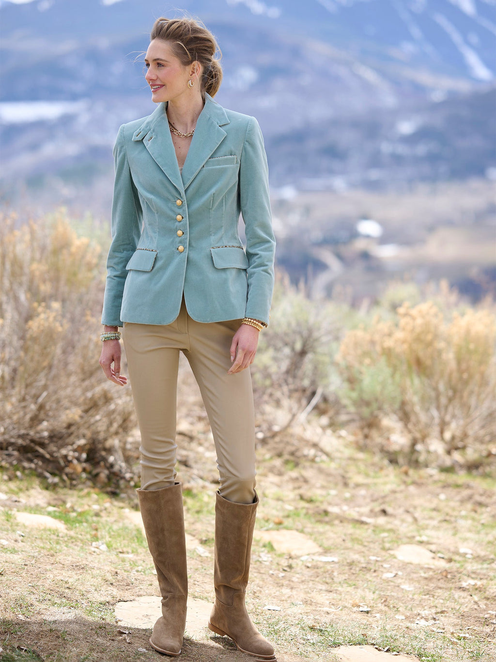 Marina Nappa Leather Pant