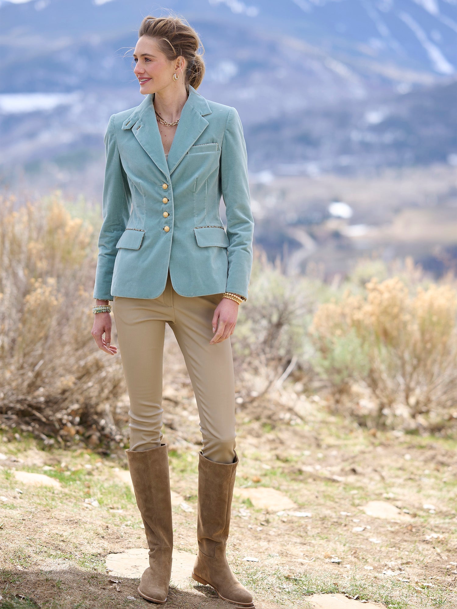 Marina Nappa Leather Pant