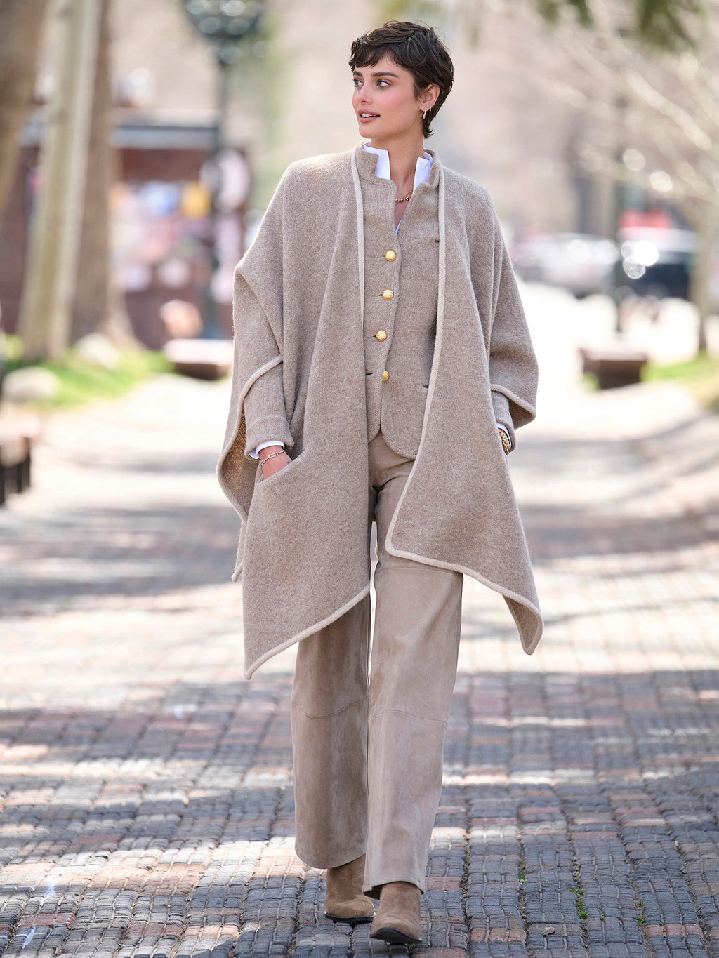 Laney Soft Wool Cape