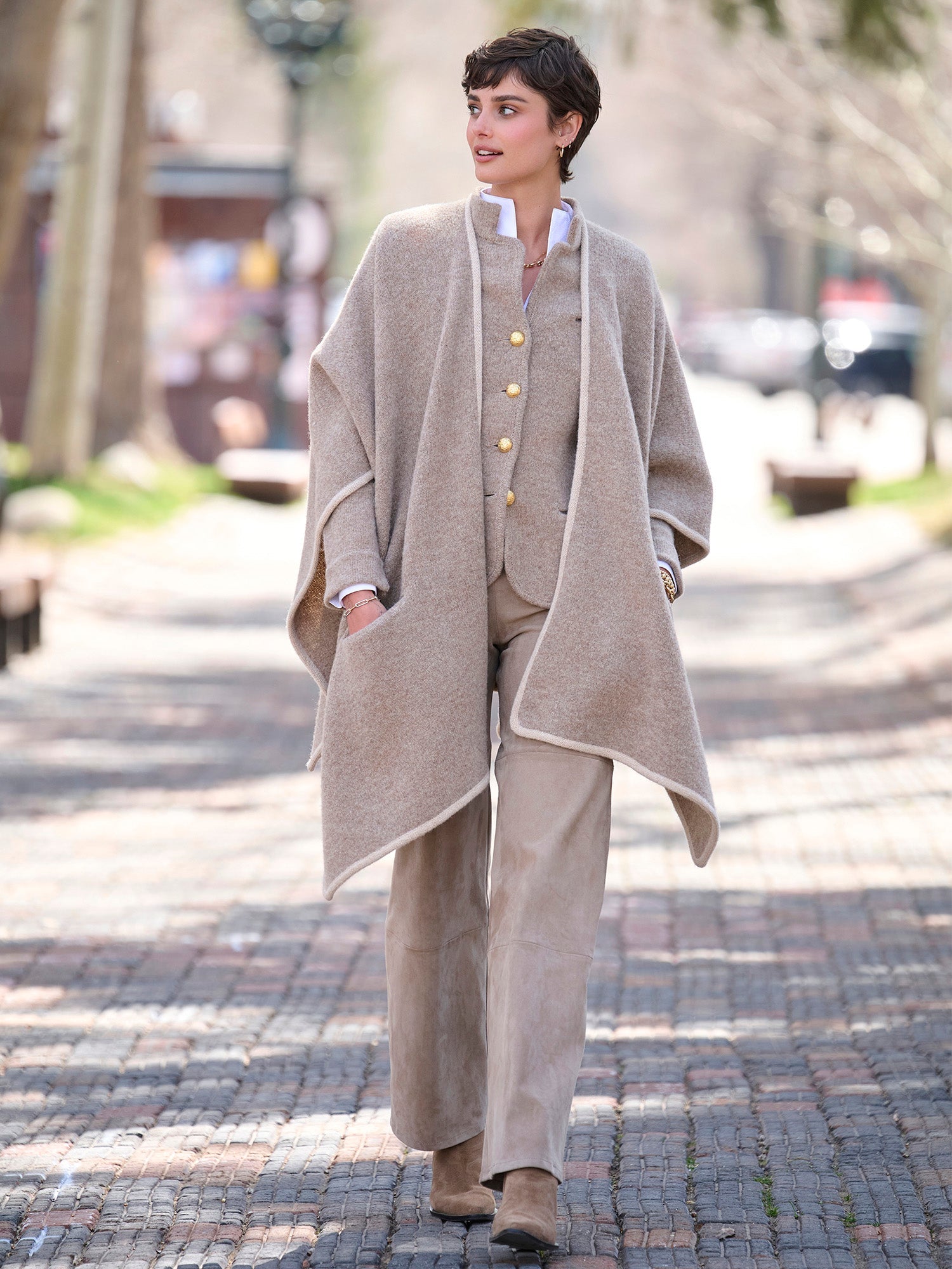 Laney Soft Wool Cape