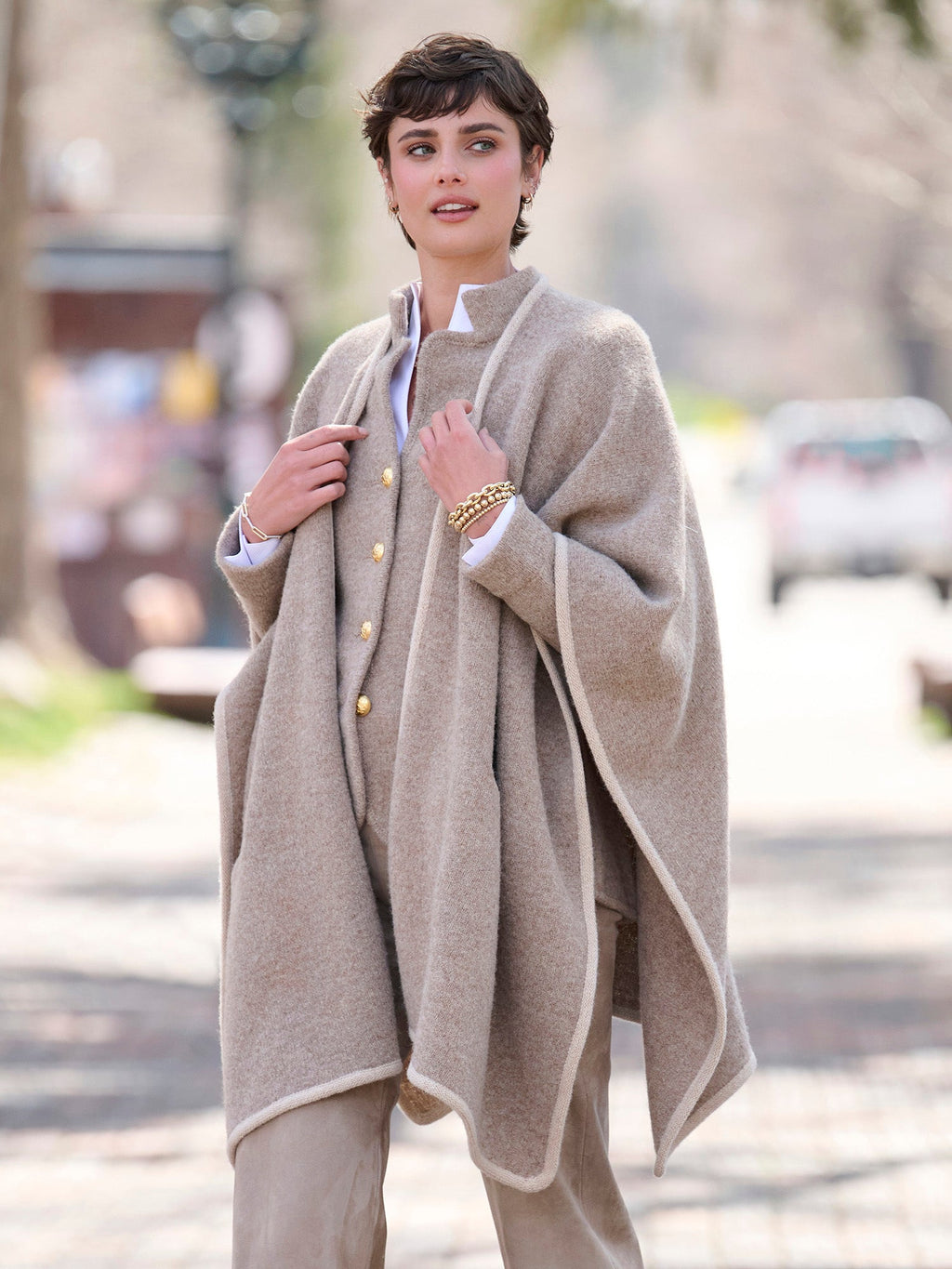 Laney Soft Wool Cape