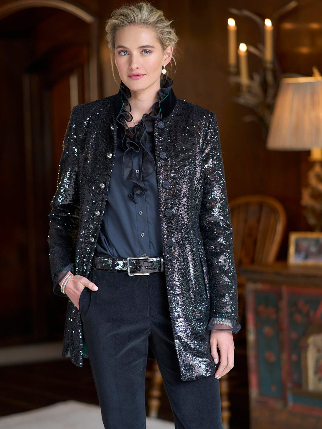 Nellie Velvet Pant