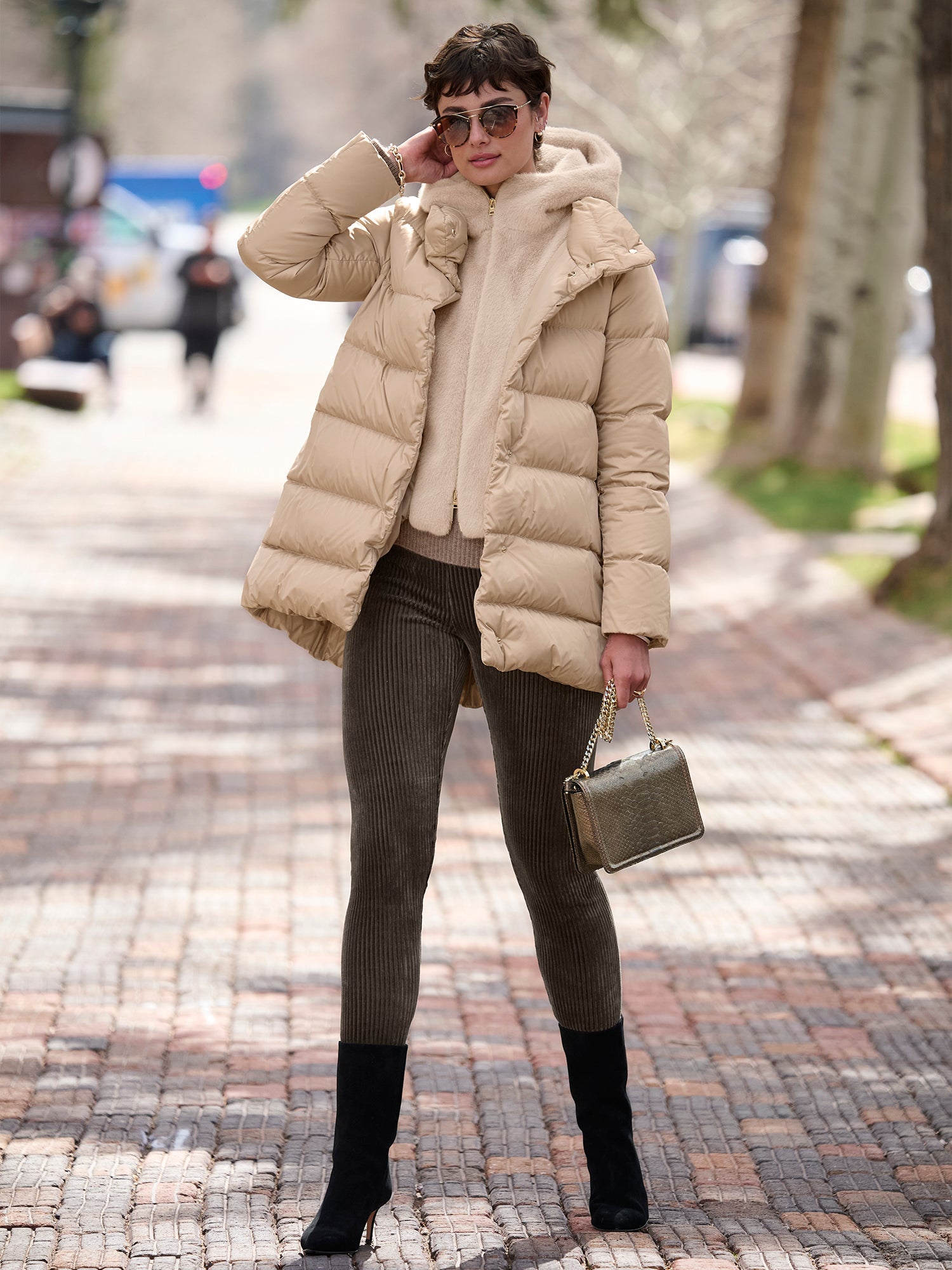 Ali Tec Satin Hooded Jacket