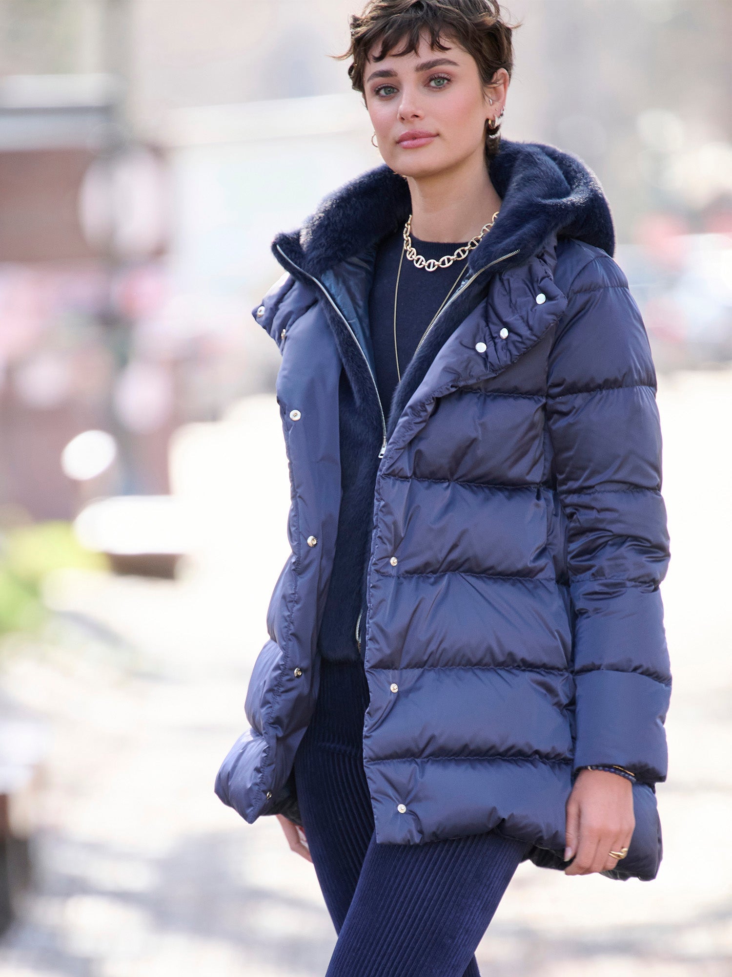 Ali Tec Satin Hooded Jacket