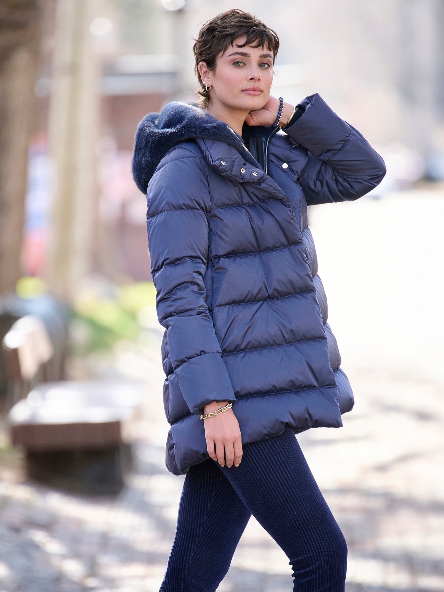 Ali Tec Satin Hooded Jacket