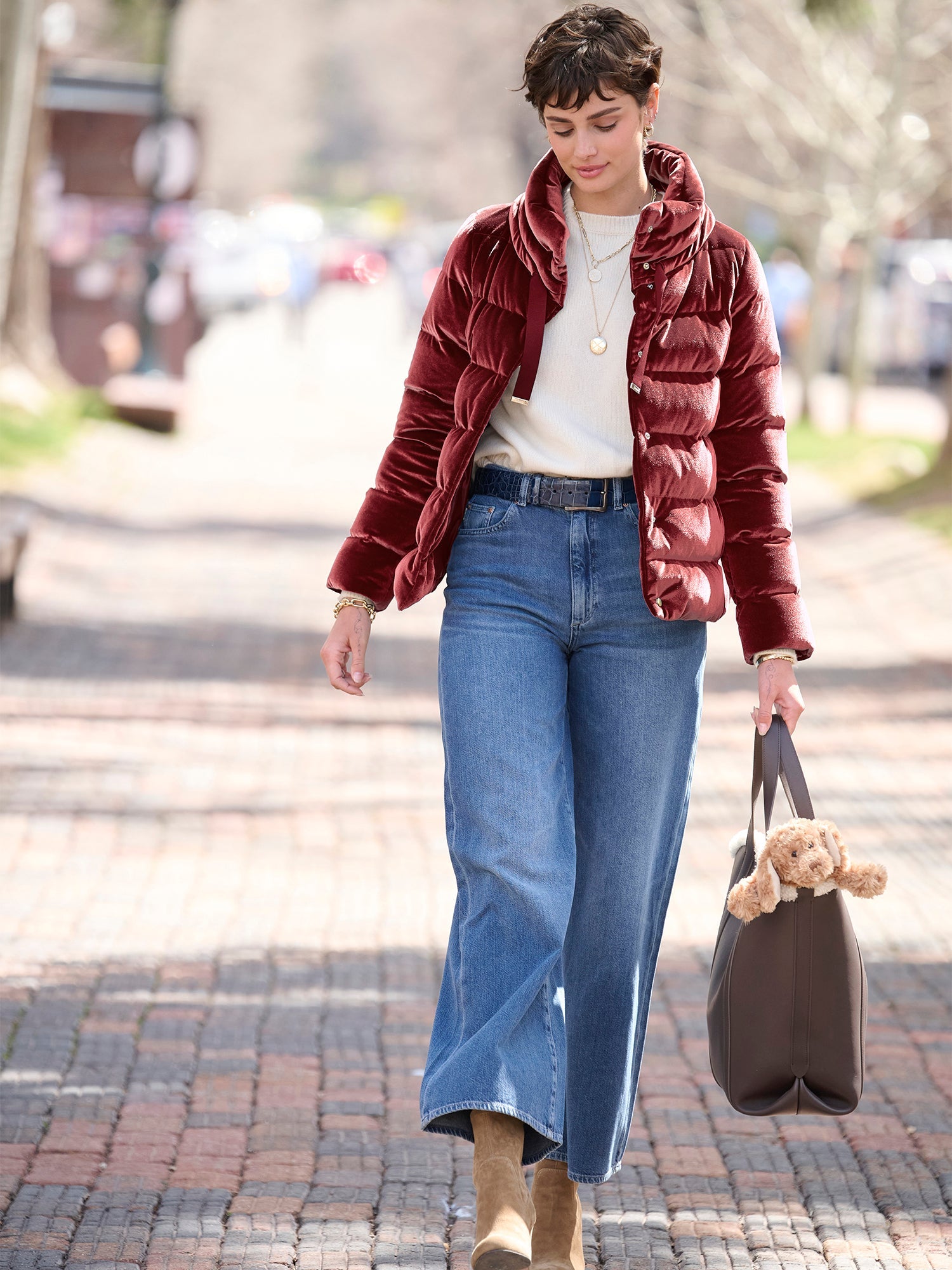 Thea Velvet Bomber Jacket