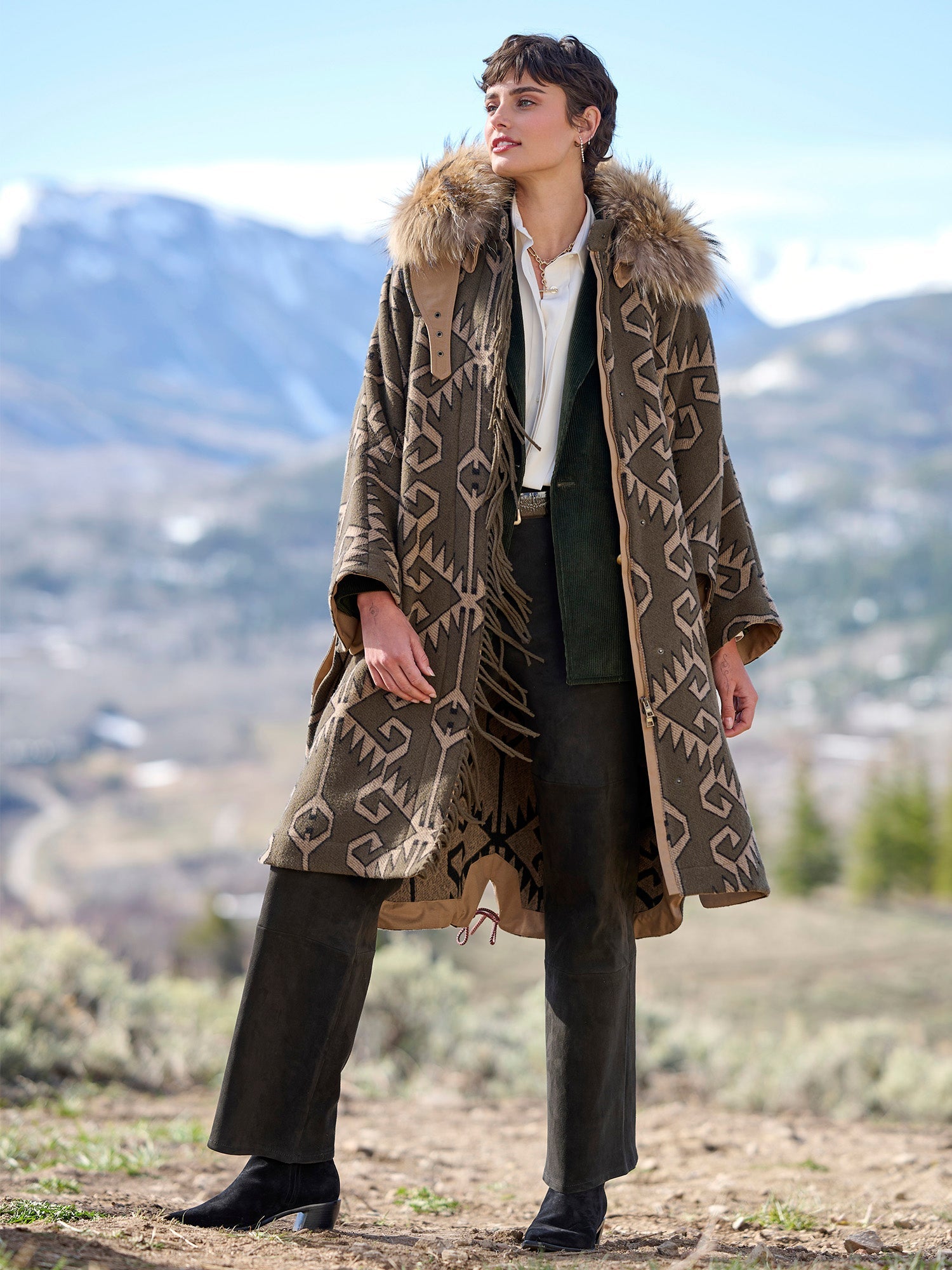 Braelyn Wool Coat