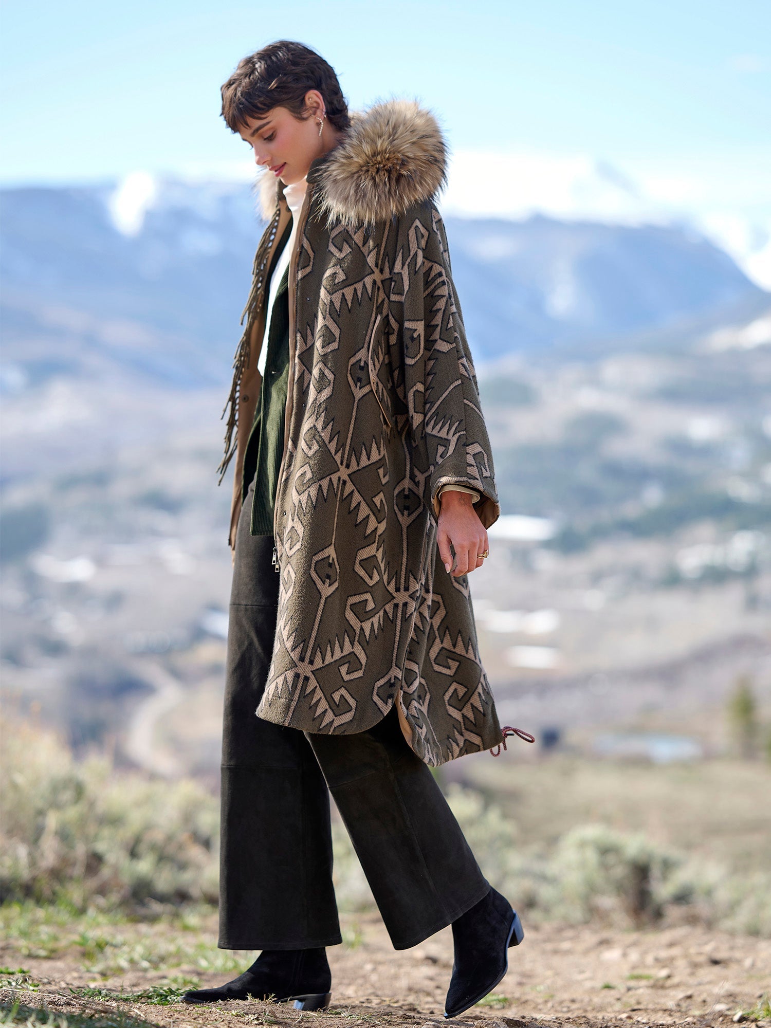 Braelyn Wool Coat