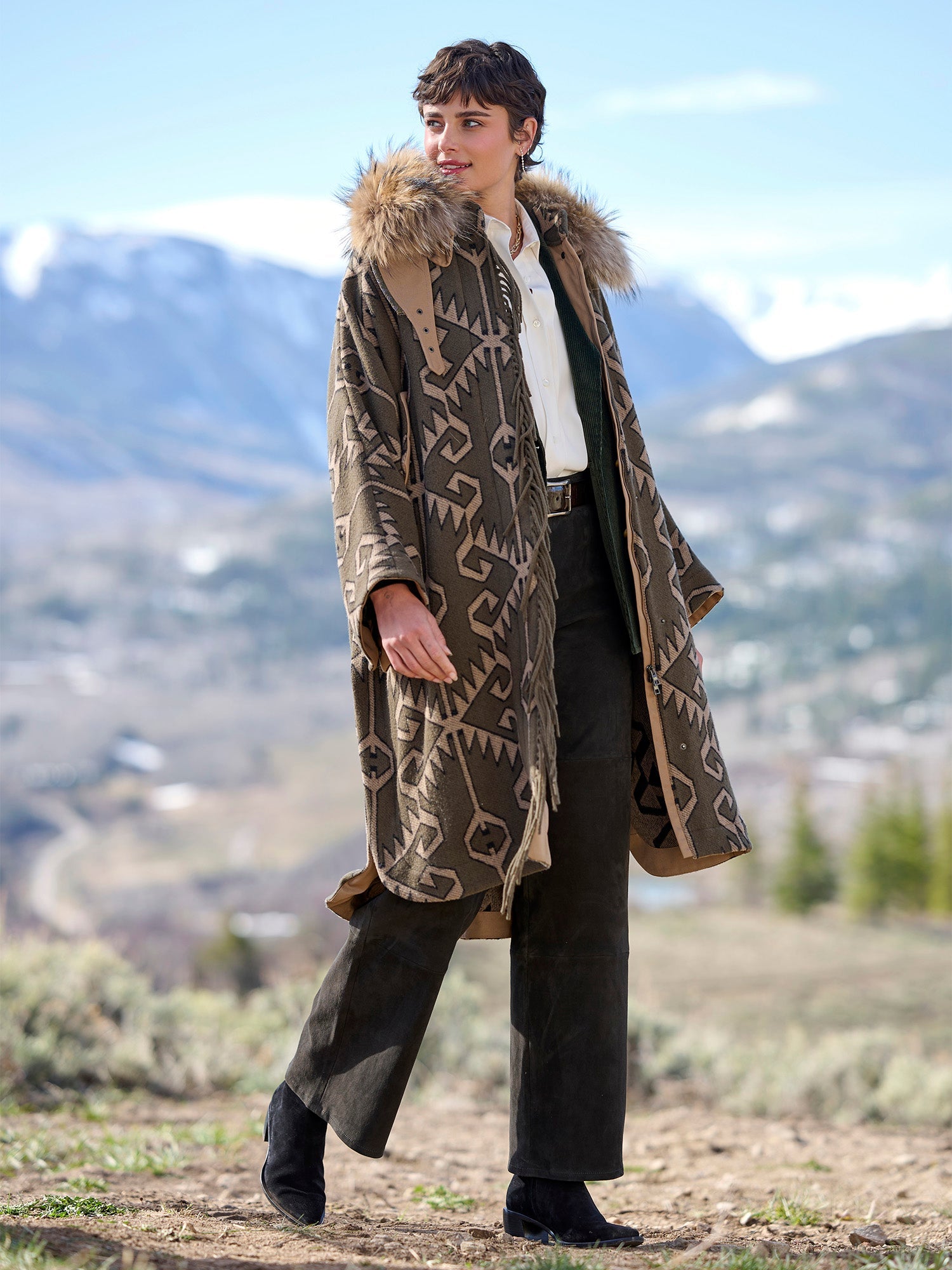 Braelyn Wool Coat