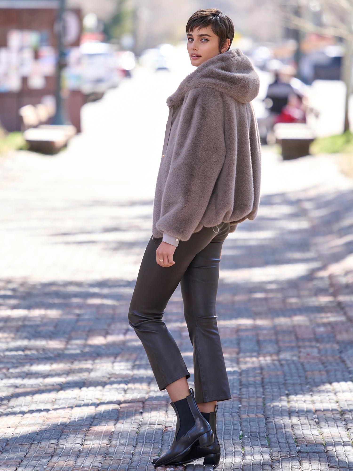 Marina Nappa Leather Pant