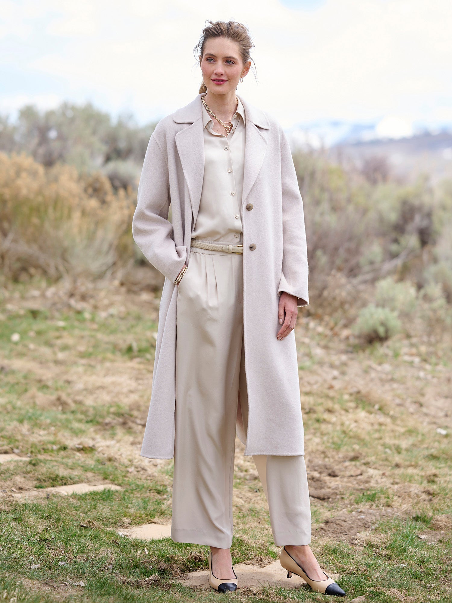 Sue Silk Wide Leg  Pant