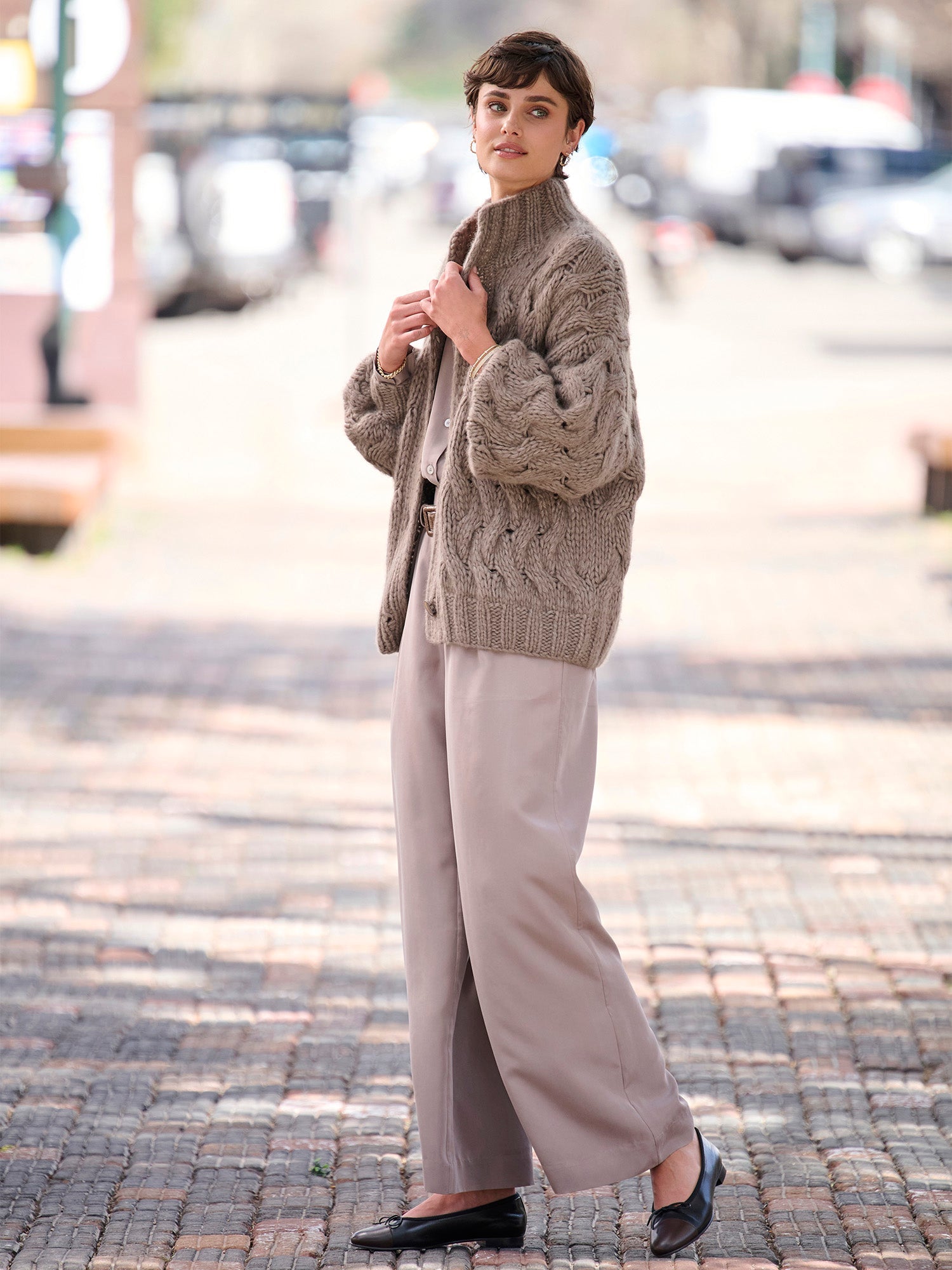 Sue Silk Wide Leg  Pant