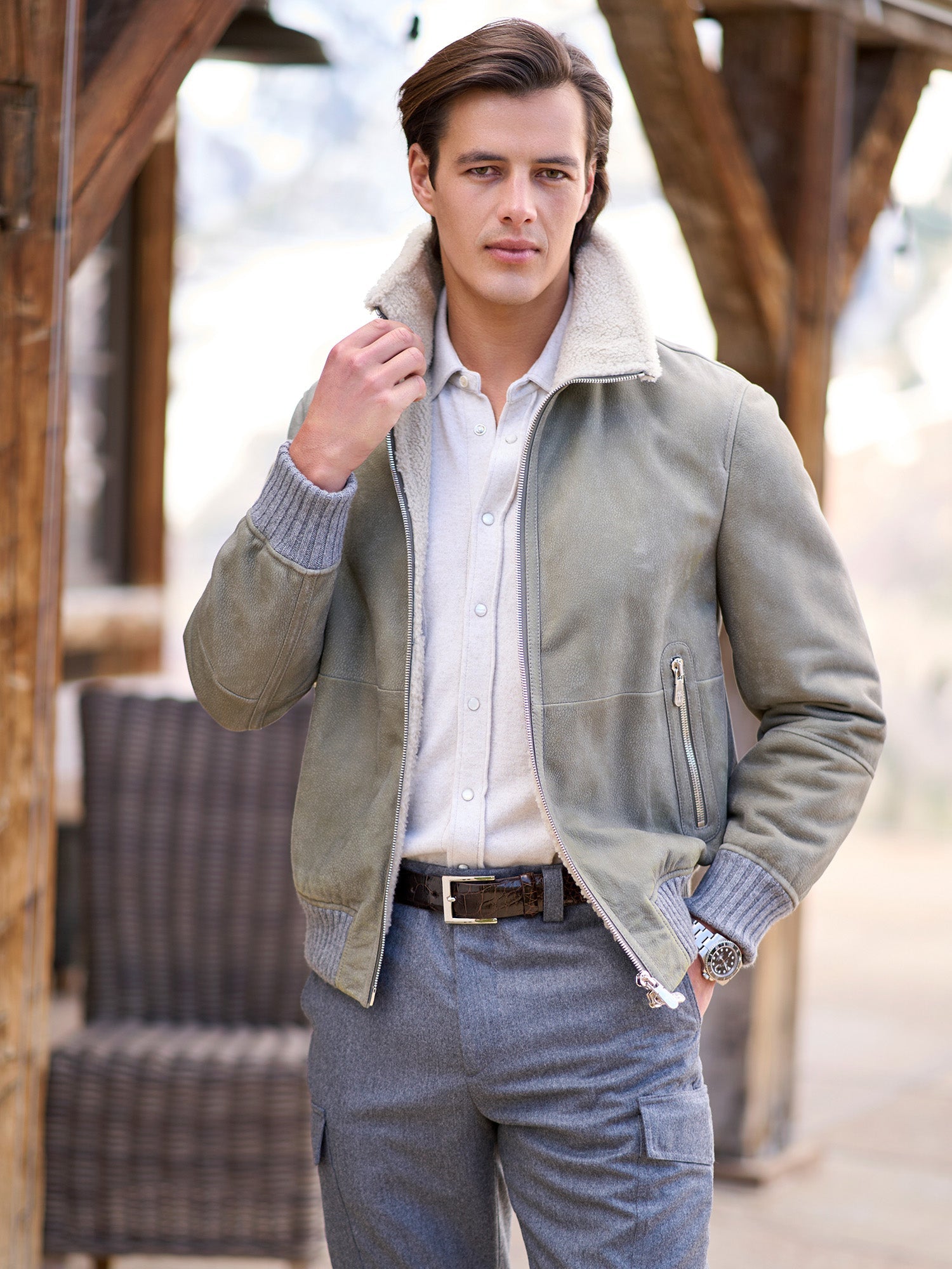 Western Cashmere Shirt