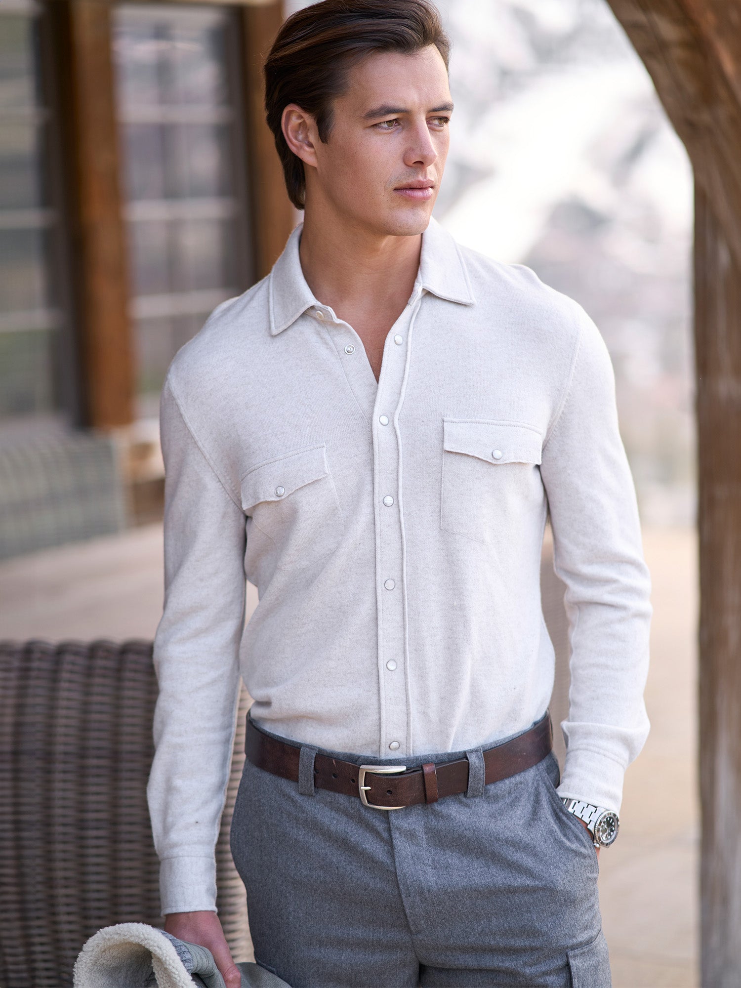 Western Cashmere Shirt