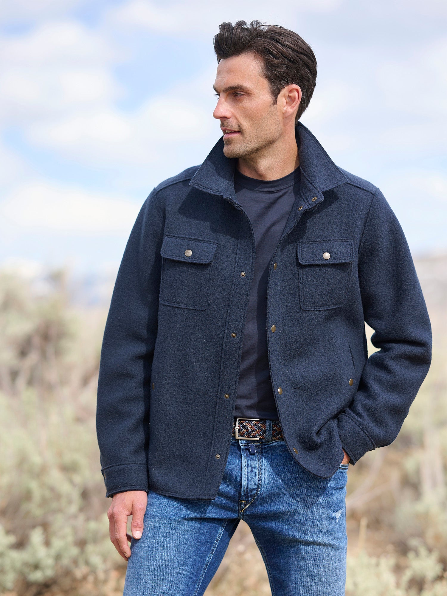 Valentin Wool Shirt Jacket