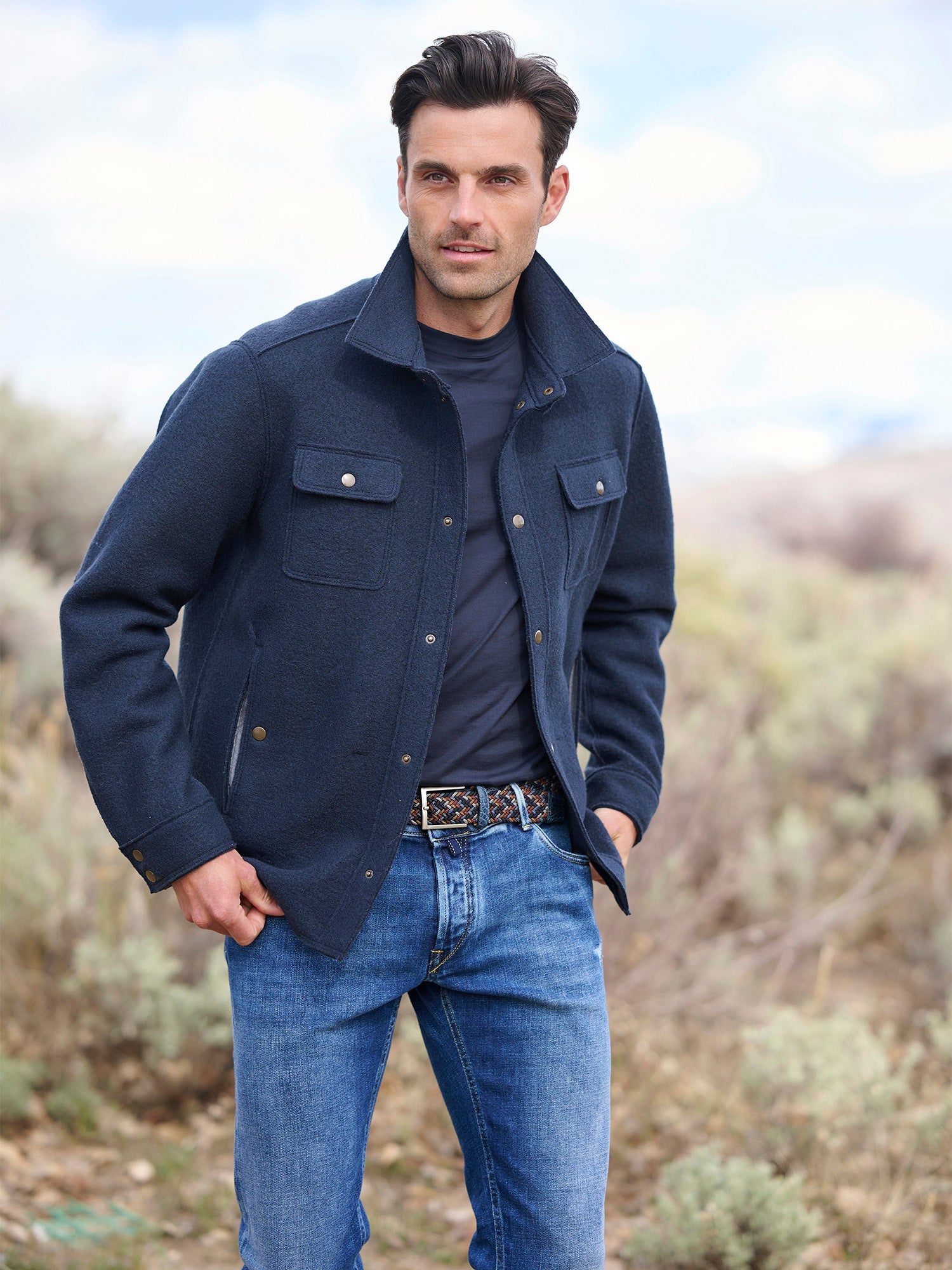 Valentin Wool Shirt Jacket