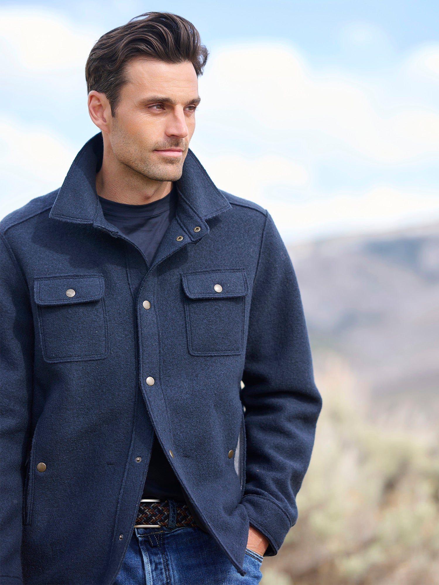 Valentin Wool Shirt Jacket