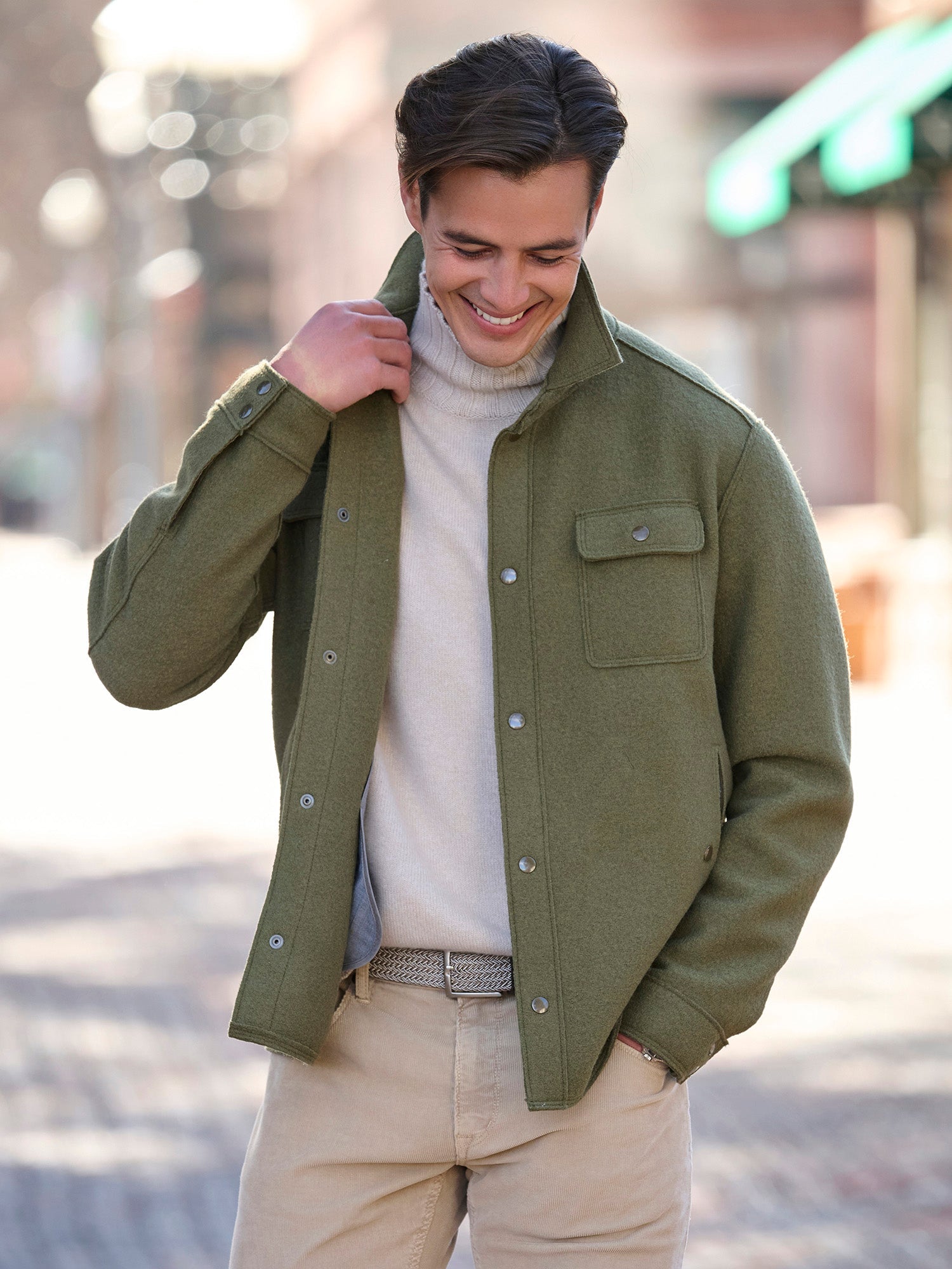 Valentin Wool Shirt Jacket