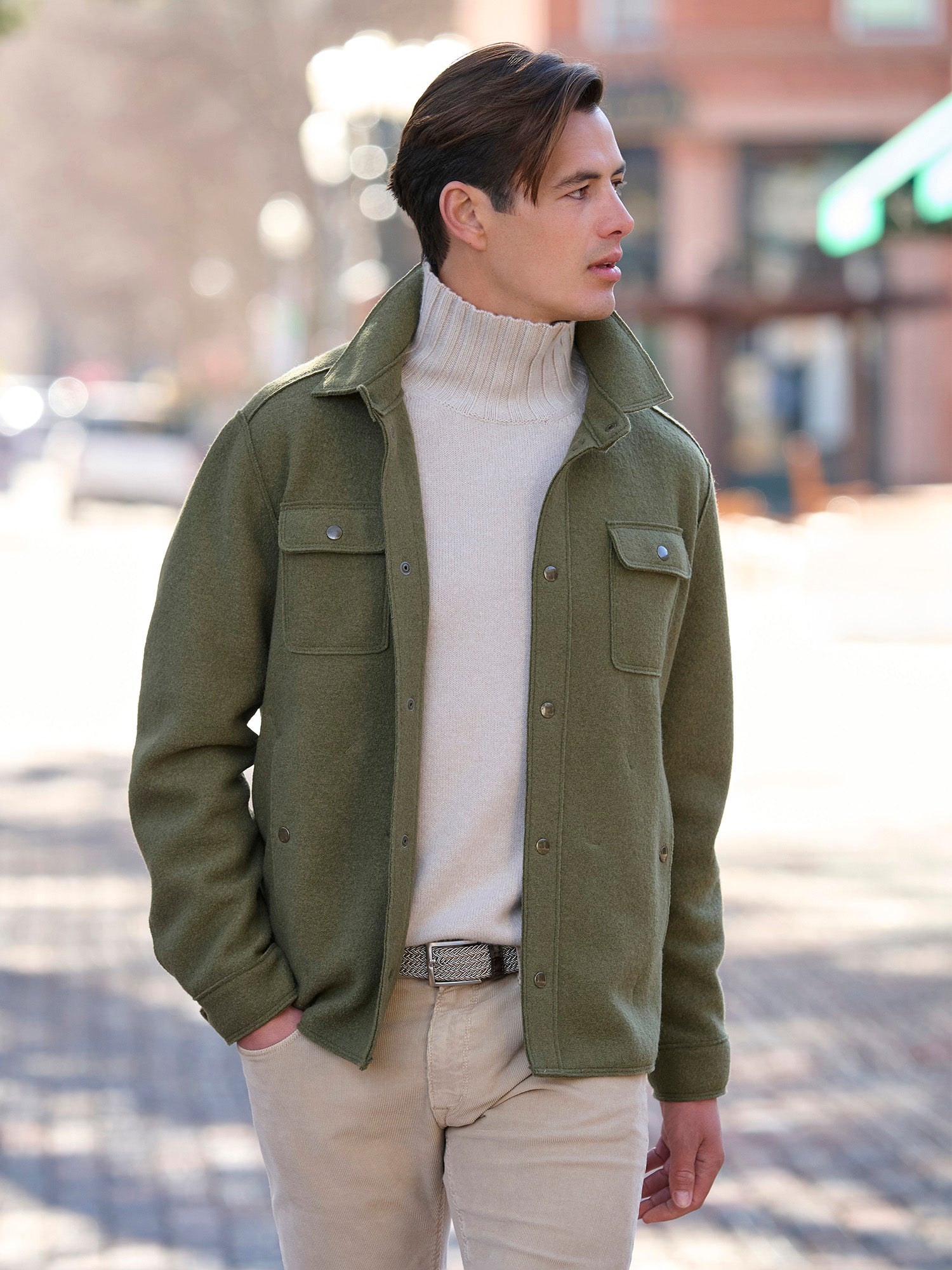 Valentin Wool Shirt Jacket