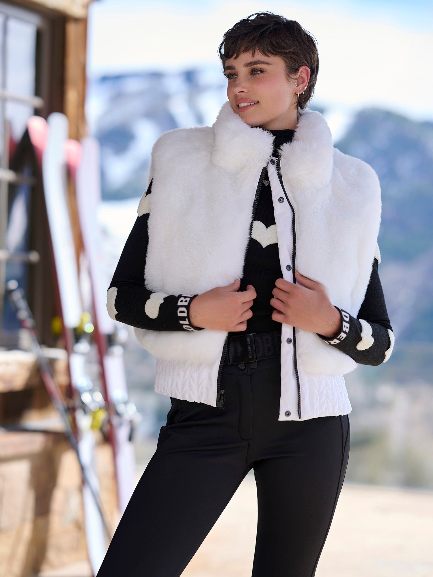 Dahlia Reversible Faux Fur Vest