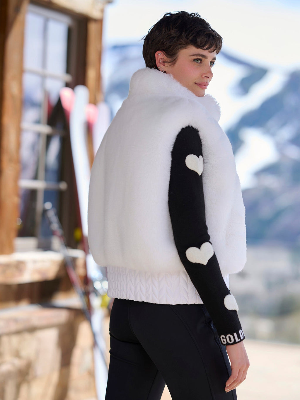 Dahlia Reversible Faux Fur Vest