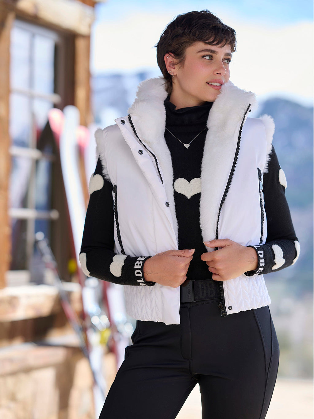 Dahlia Reversible Faux Fur Vest