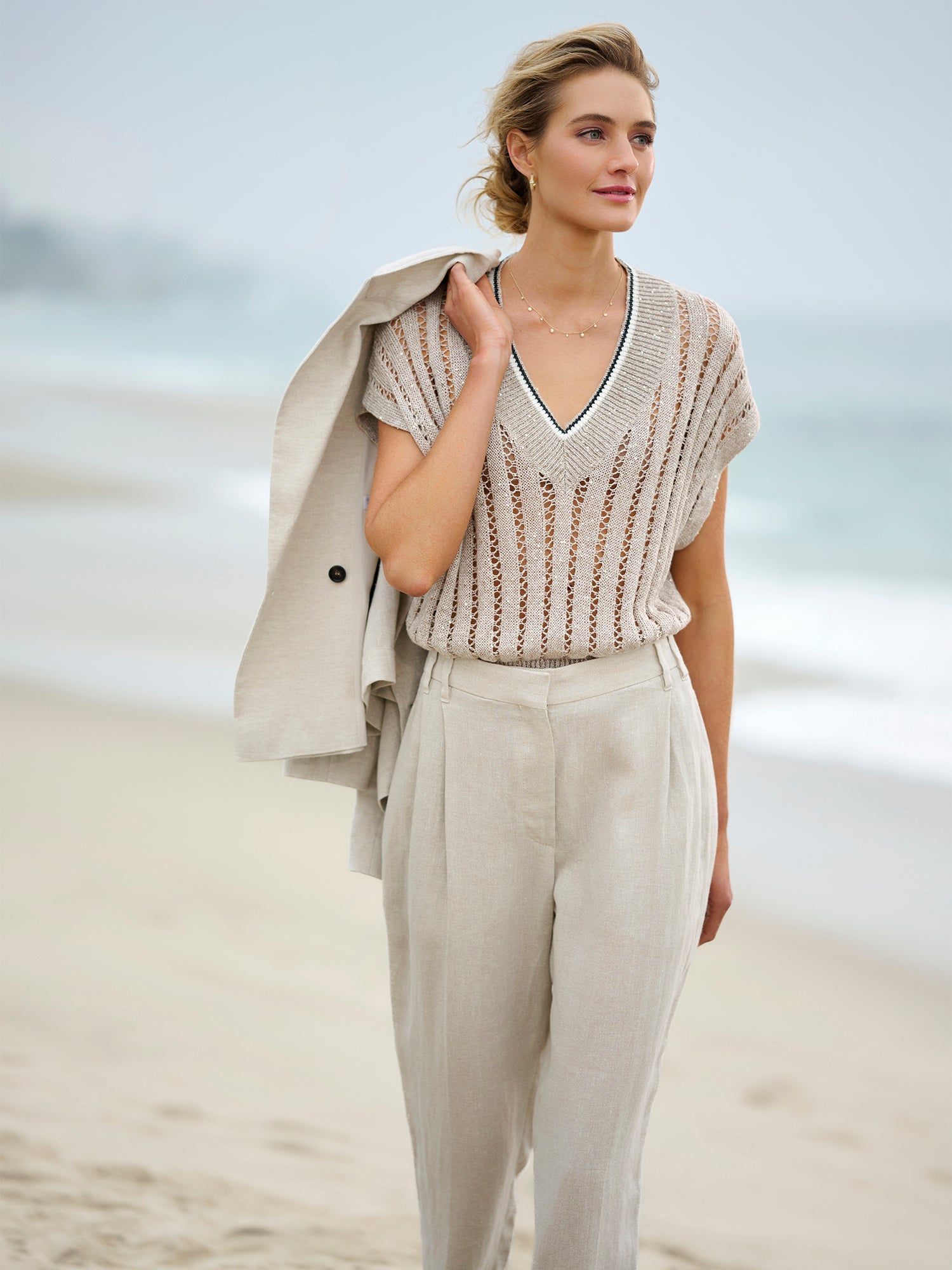 Sparkle Linen Pant