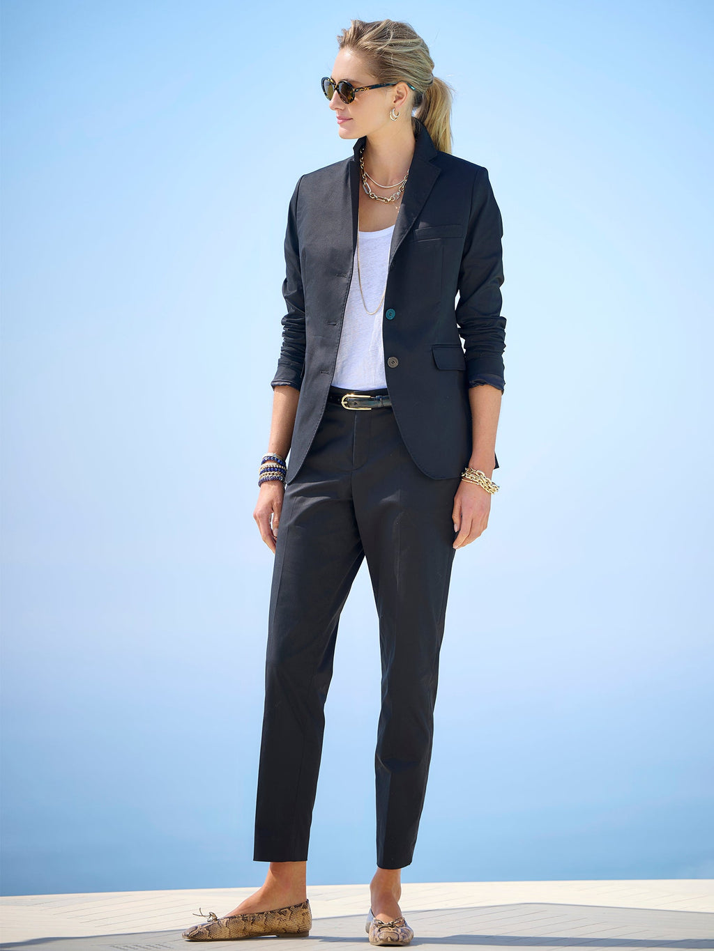 Joy Cotton Stretch Gabardine Pant