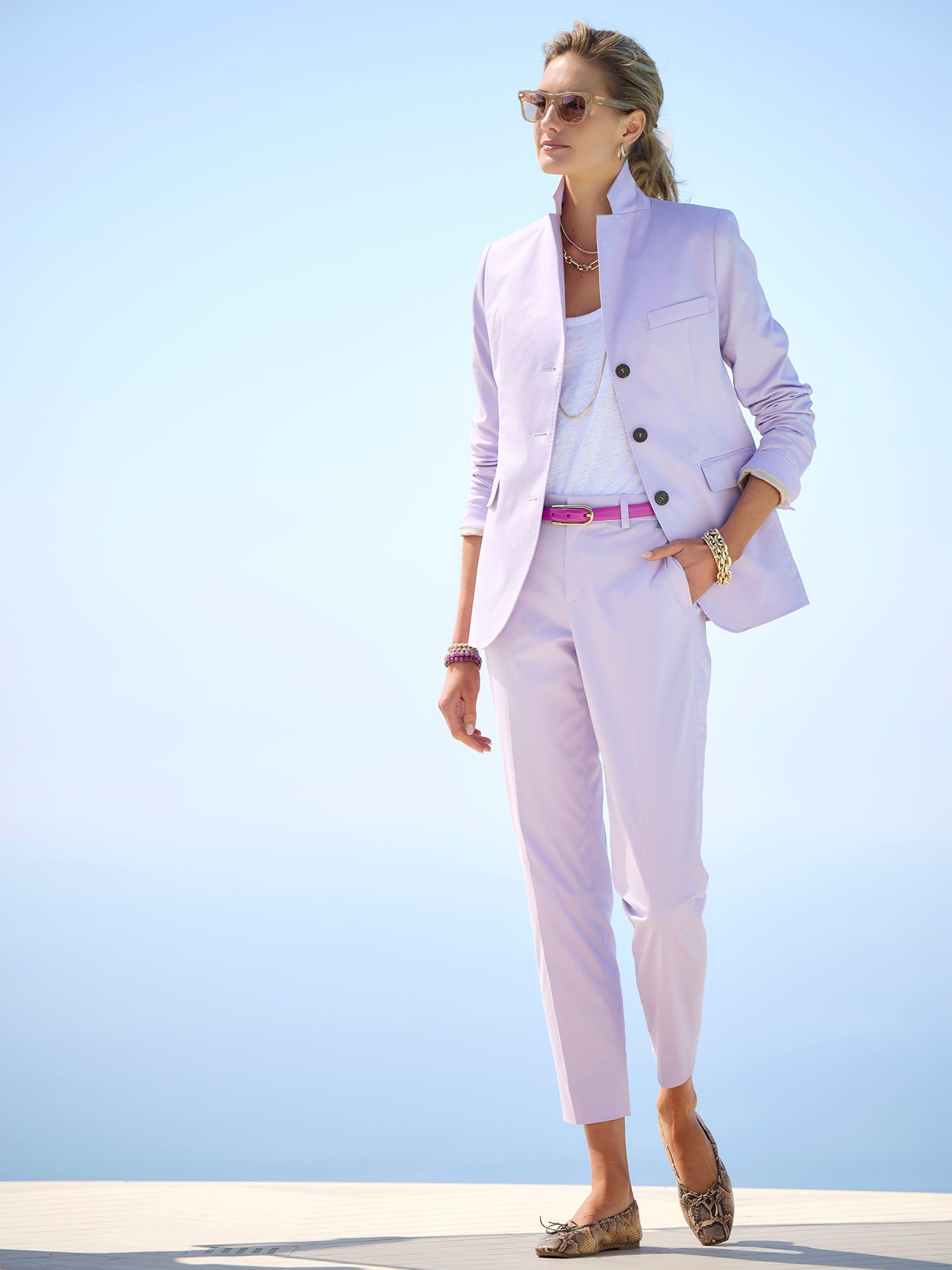 Joy Cotton Stretch Gabardine Pant