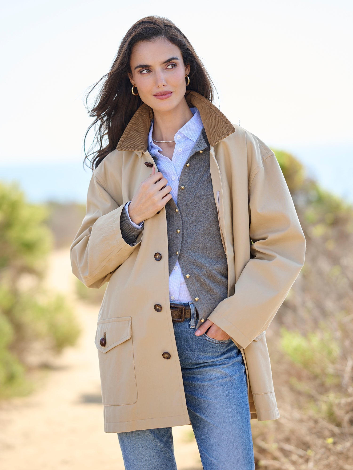 Adeline Check  Linen Shirt